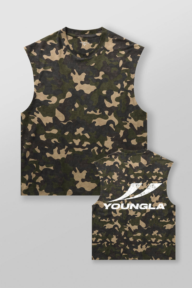 3065 - RunTech Camo Tanks-Lightweight, breathable camo tank with a true-to-size fit, designed for performance and everyday comfort, perfect for workouts or casual layering in  3065 - RunTech Camo Tanks-Lightweight, breathable camo tank with a true-to-size fit, designed for performance and everyday comfort, perfect for workouts or casual layering in  OG Green Camo