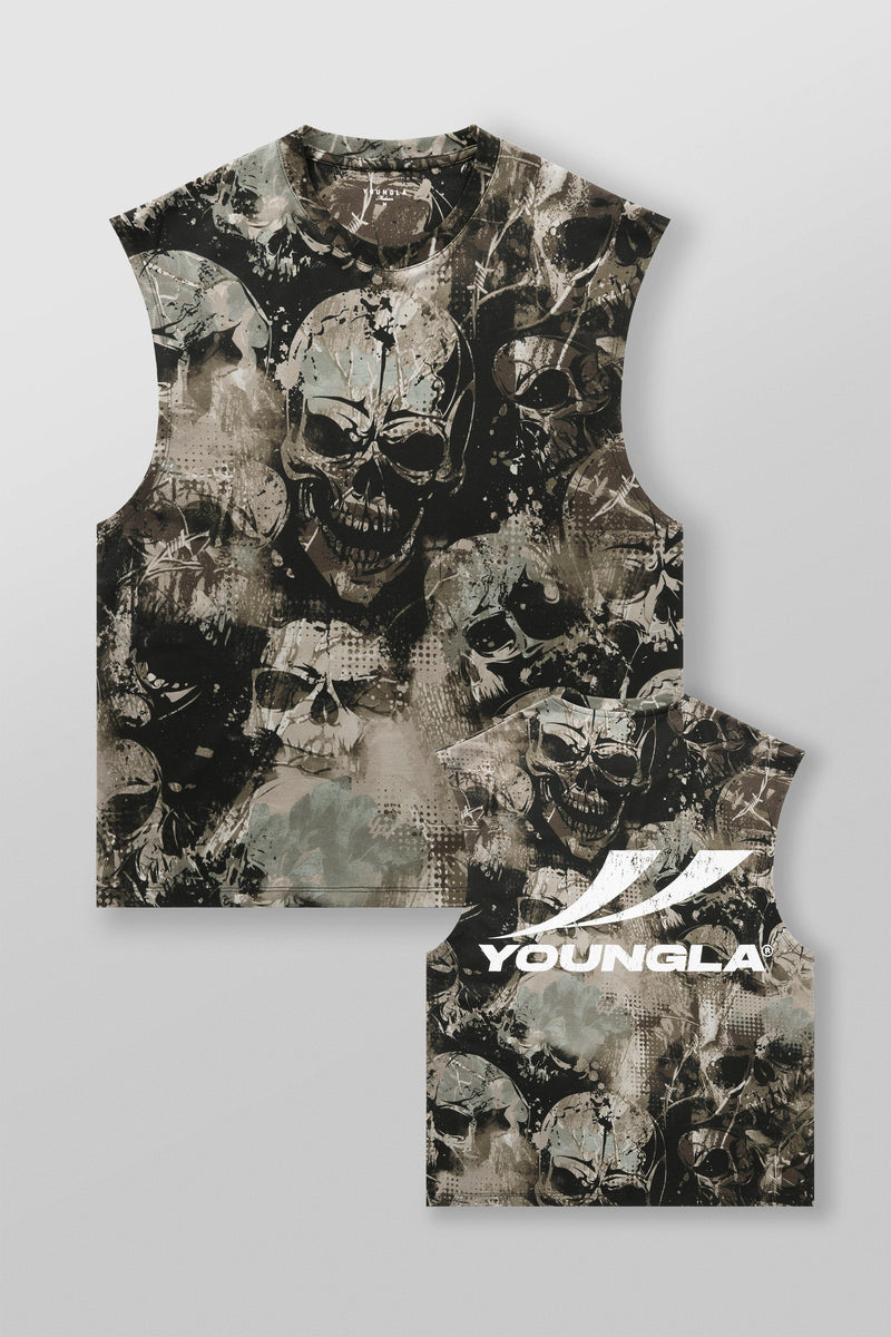 3065 - RunTech Camo Tanks-Lightweight, breathable camo tank with a true-to-size fit, designed for performance and everyday comfort, perfect for workouts or casual layering in  3065 - RunTech Camo Tanks-Lightweight, breathable camo tank with a true-to-size fit, designed for performance and everyday comfort, perfect for workouts or casual layering in  Skull Camo