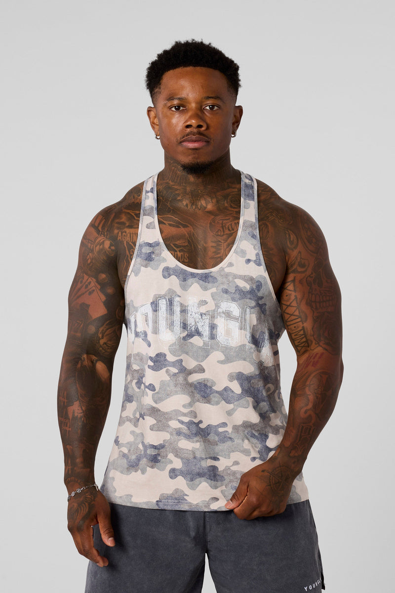 3066 - RunTech Camo Stringers- Lightweight, breathable camo stringer with a true-to-size fit, designed for unrestricted movement and versatile enough for workouts or casual wear in Black Grey Tree Camo