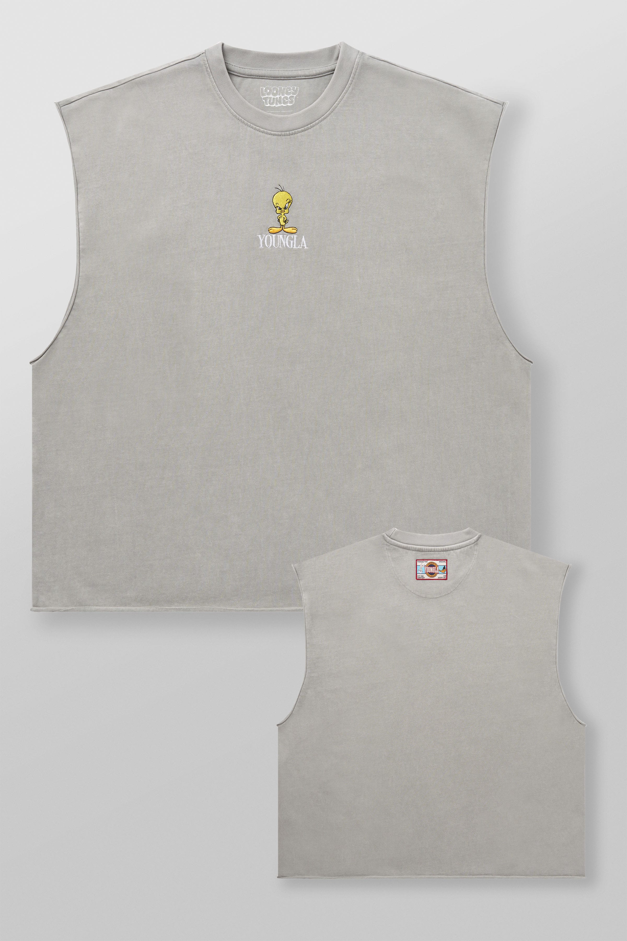 3107 - Looney Tunes Embroidered Cut-offs