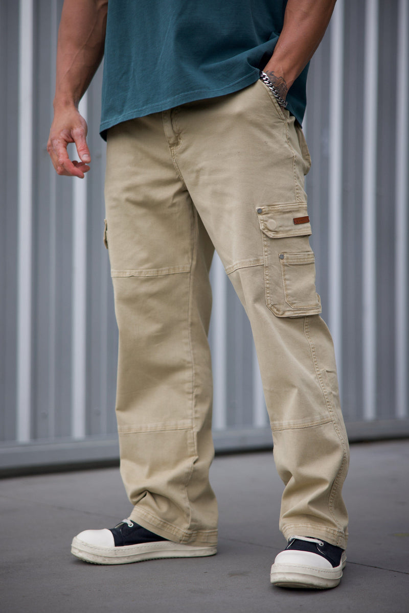 6032 - Old Money Twill Cargo Pants