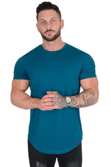 402 Perfect Tee - Scallop Bottom