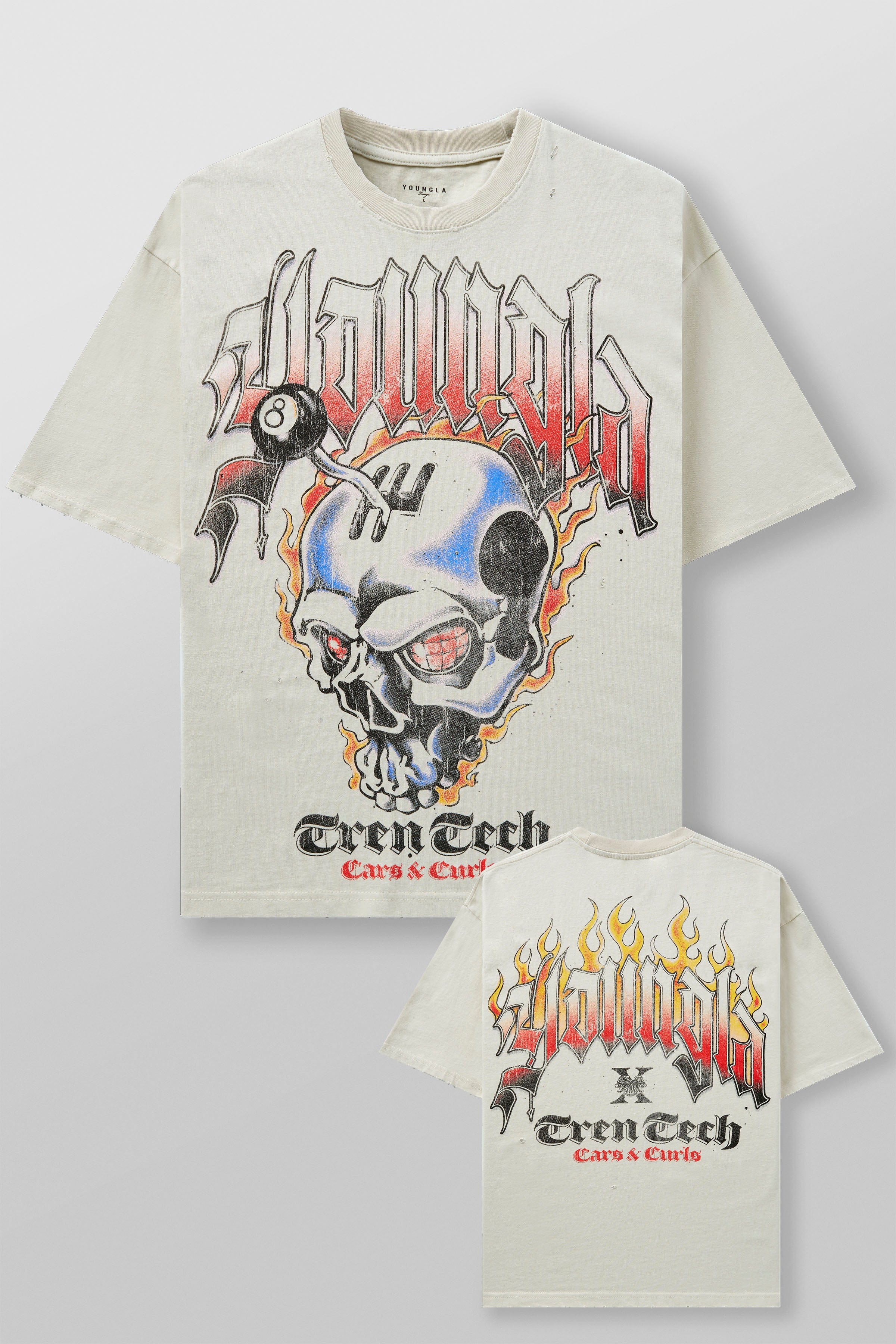 【】ヤングエルエー 4103 - Cars & Curls - Tees