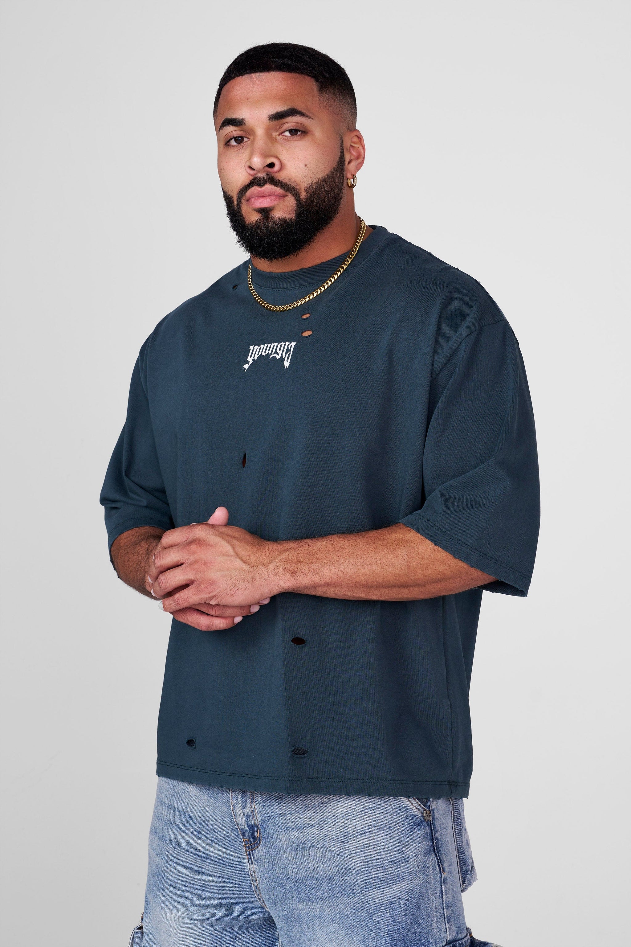 4144 - Distressed Tees