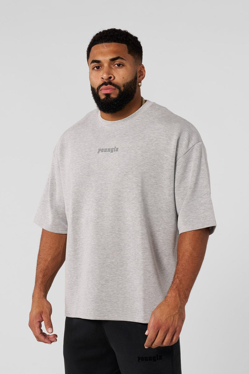 4161 - Soft AF Tees - Soft AF Tee – lightweight, breathable, ultra-soft, perfect for layering or everyday wear in Heather Grey.