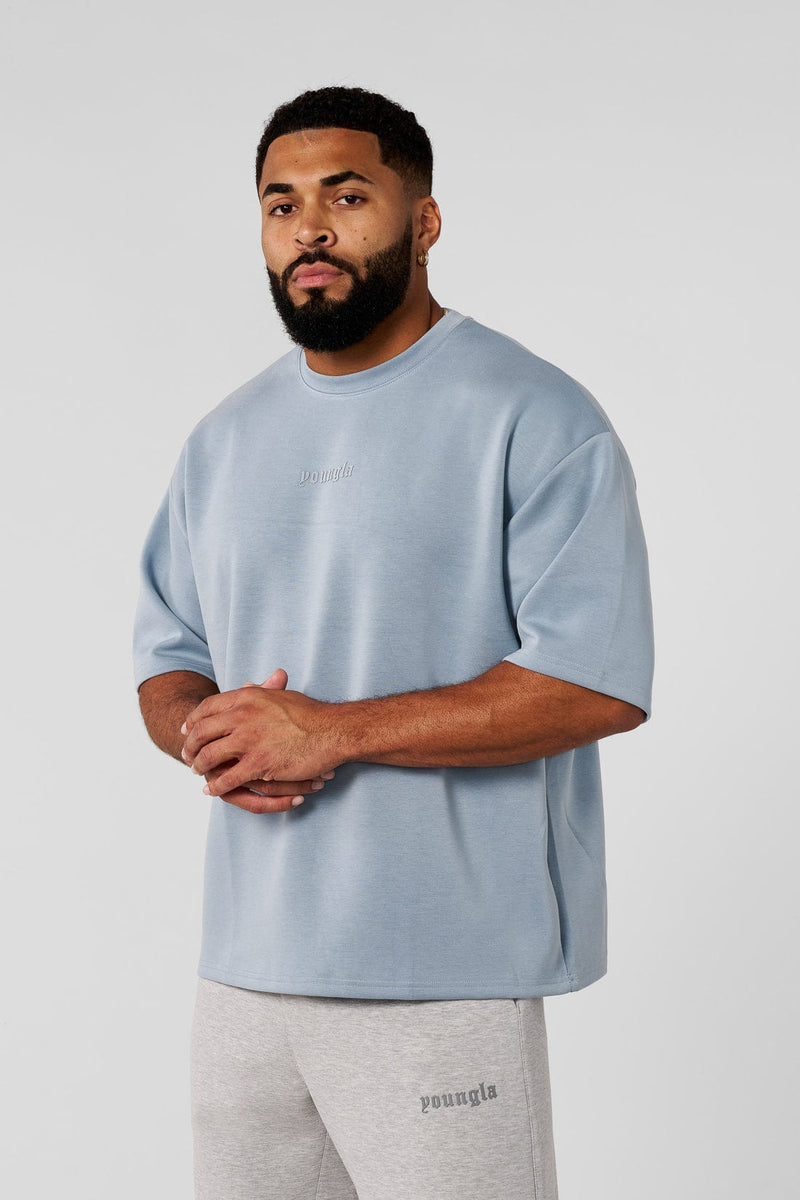 4161 - Soft AF Tees - Soft AF Tee – lightweight, breathable, ultra-soft, perfect for layering or everyday wear in Sky Blue.
