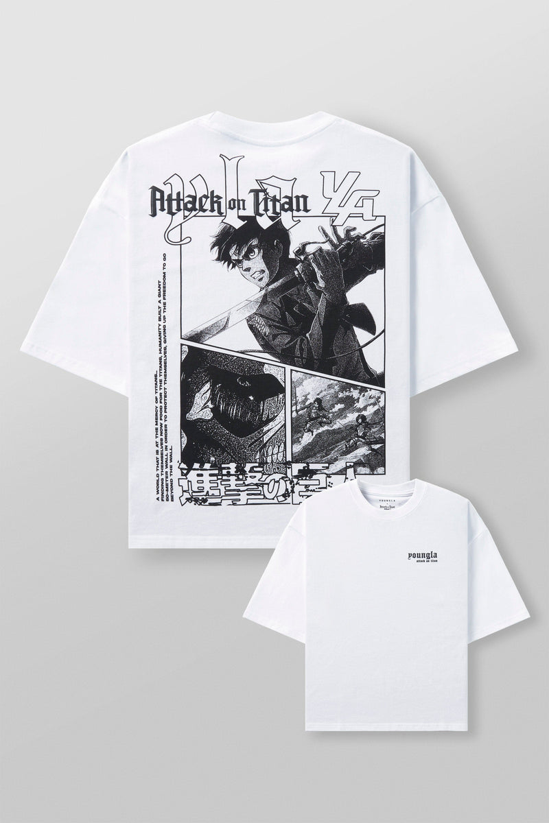 4186 - AOT©  x YLA Cropped Tees