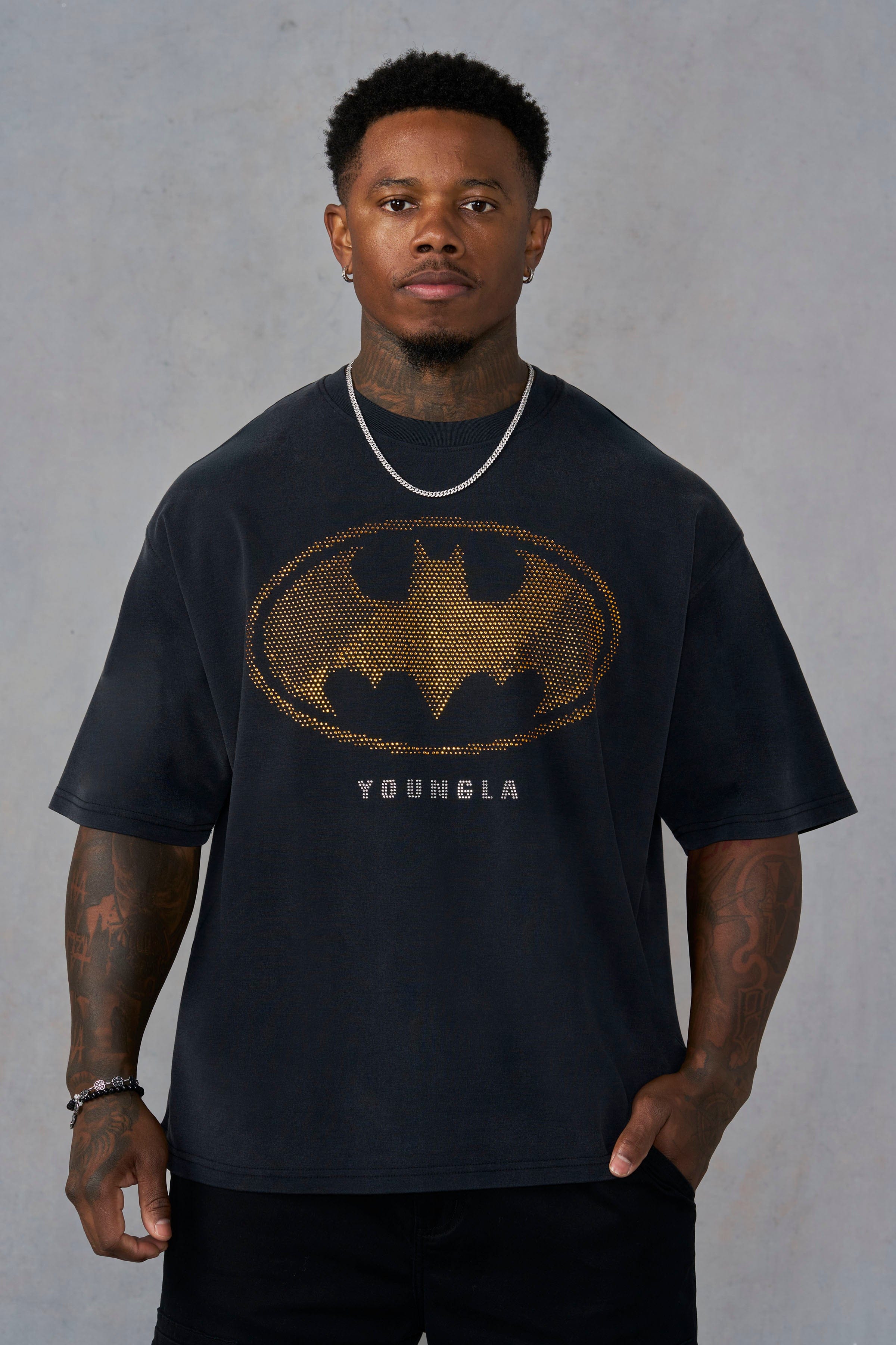 4257 - Batman Rhinestone Tees - BF - NOV 25th