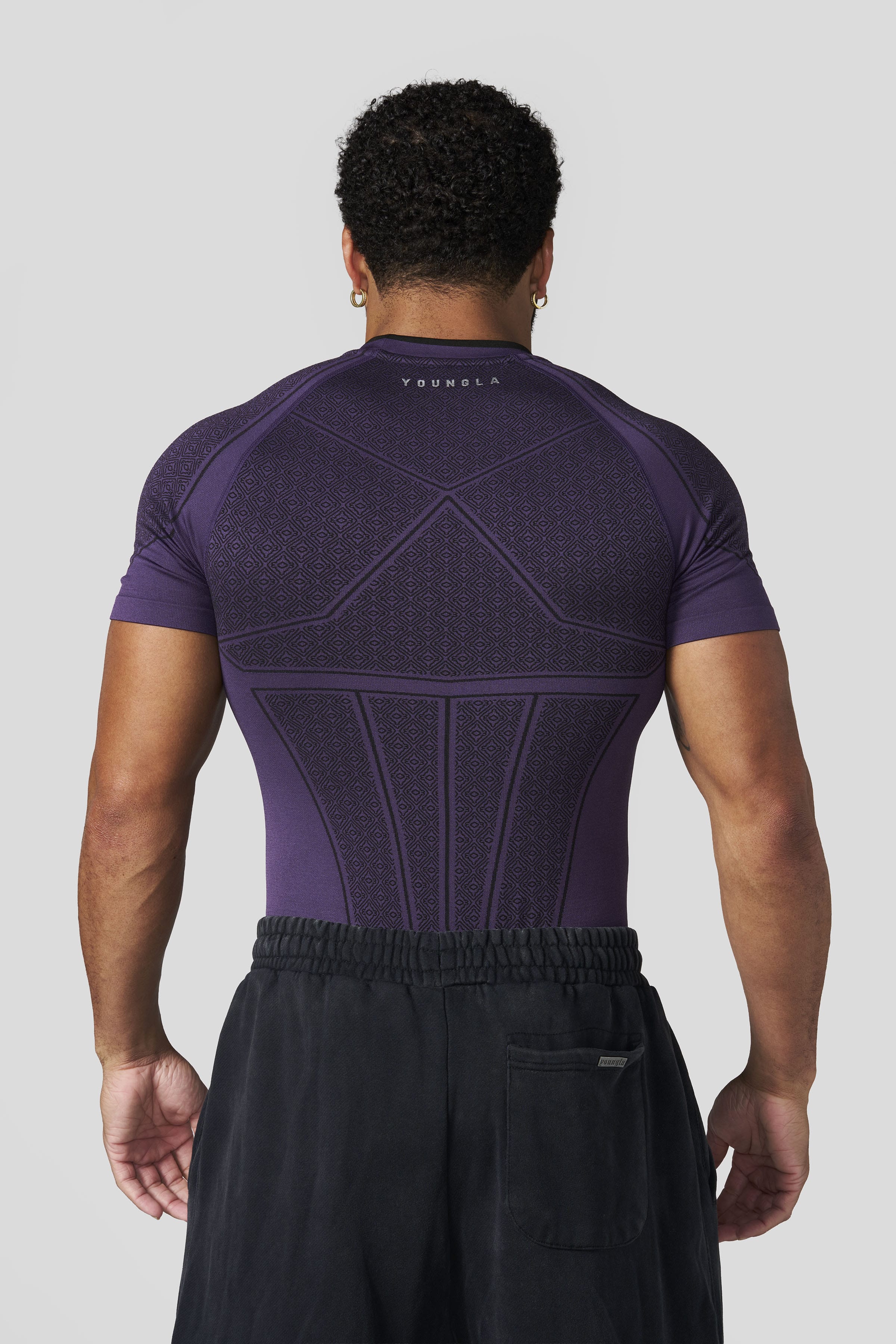 4259 - Batman Compression Tees - Purple Limited Edition - APP ONLY