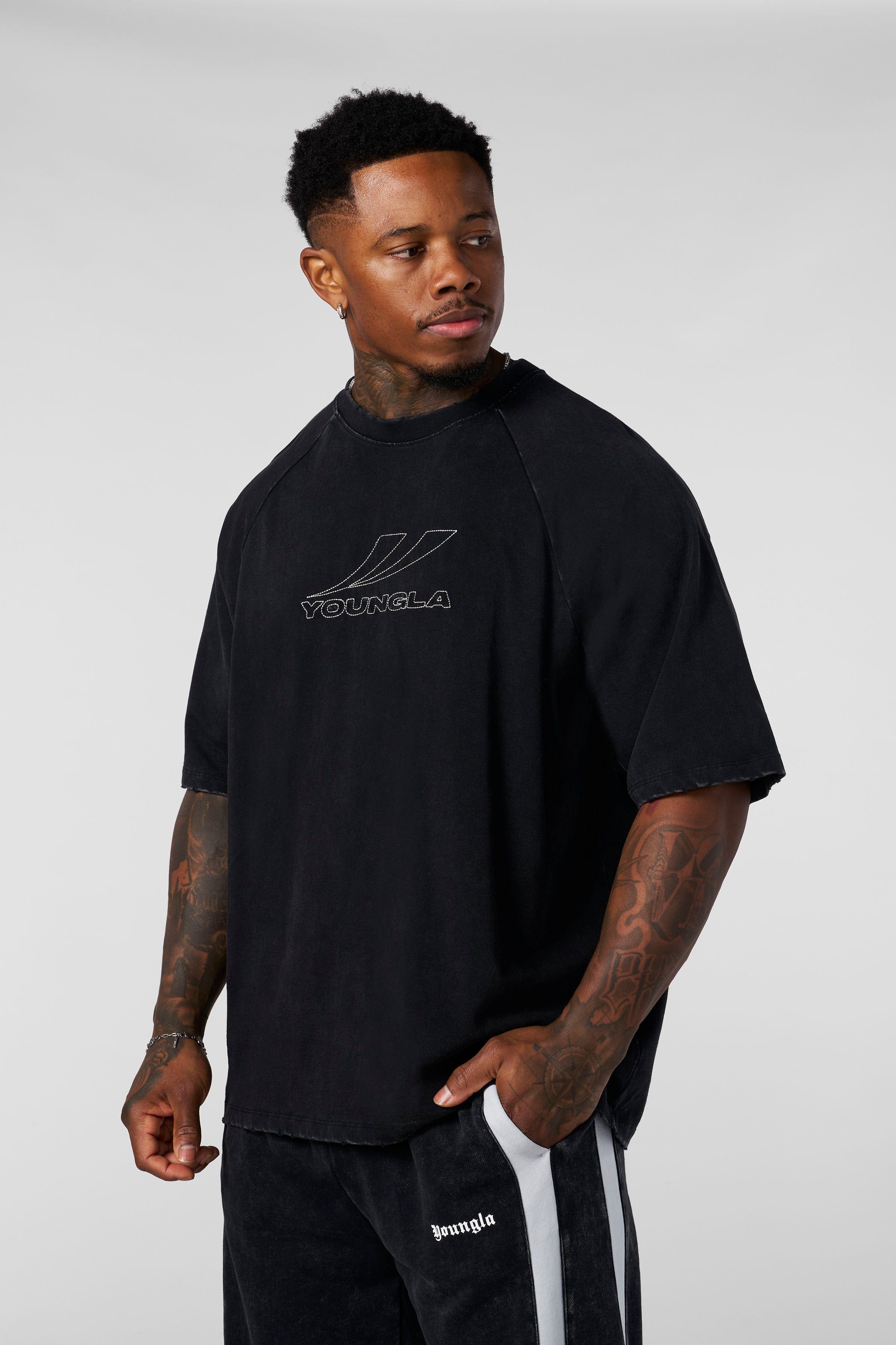 YoungLA | Shirts | Youngla 425 Iron Compression Tee Size Xl Black