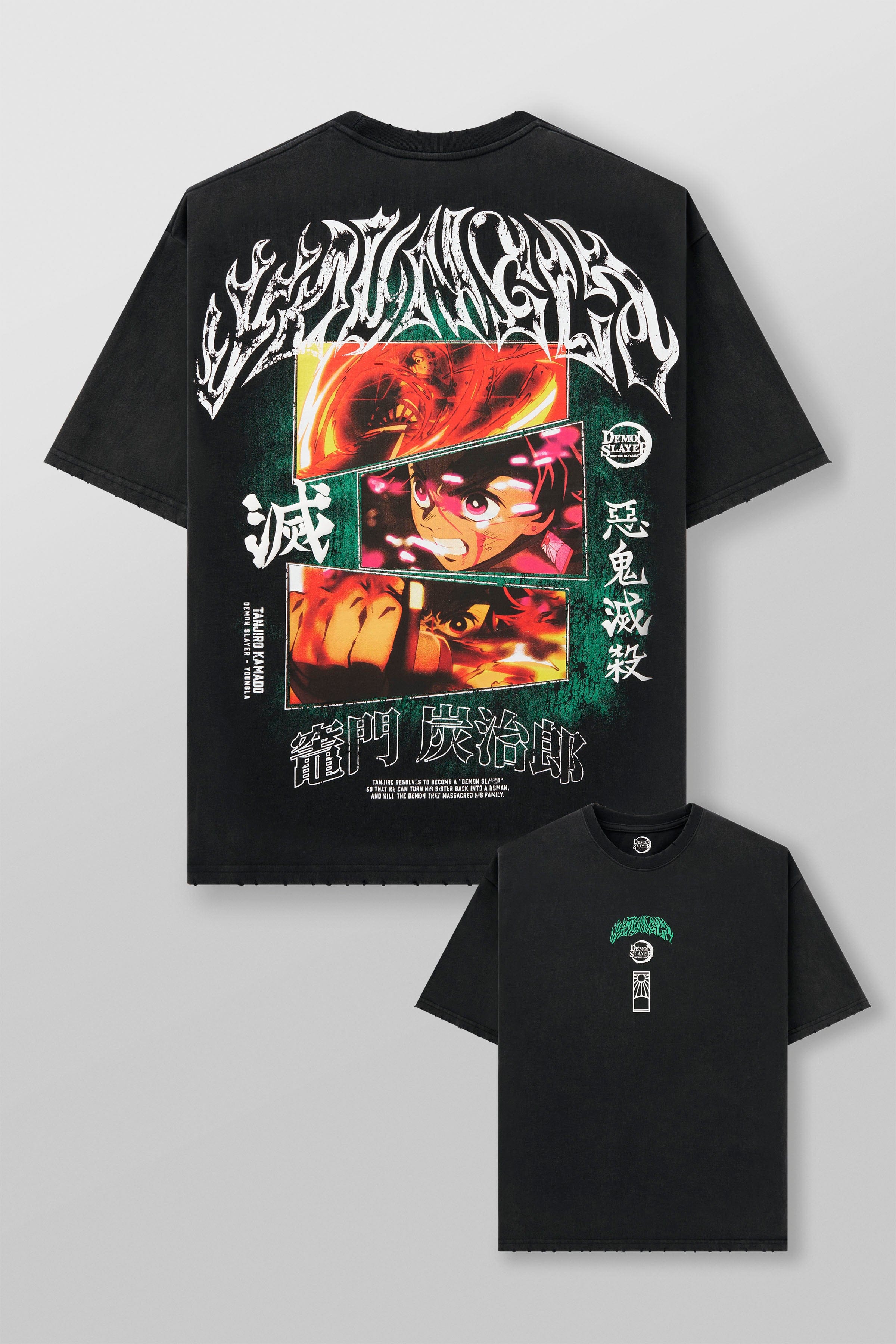 【】ヤングエルエー 4297 - Demon Slayer: Kimetsu no Yaiba - Anime Tees