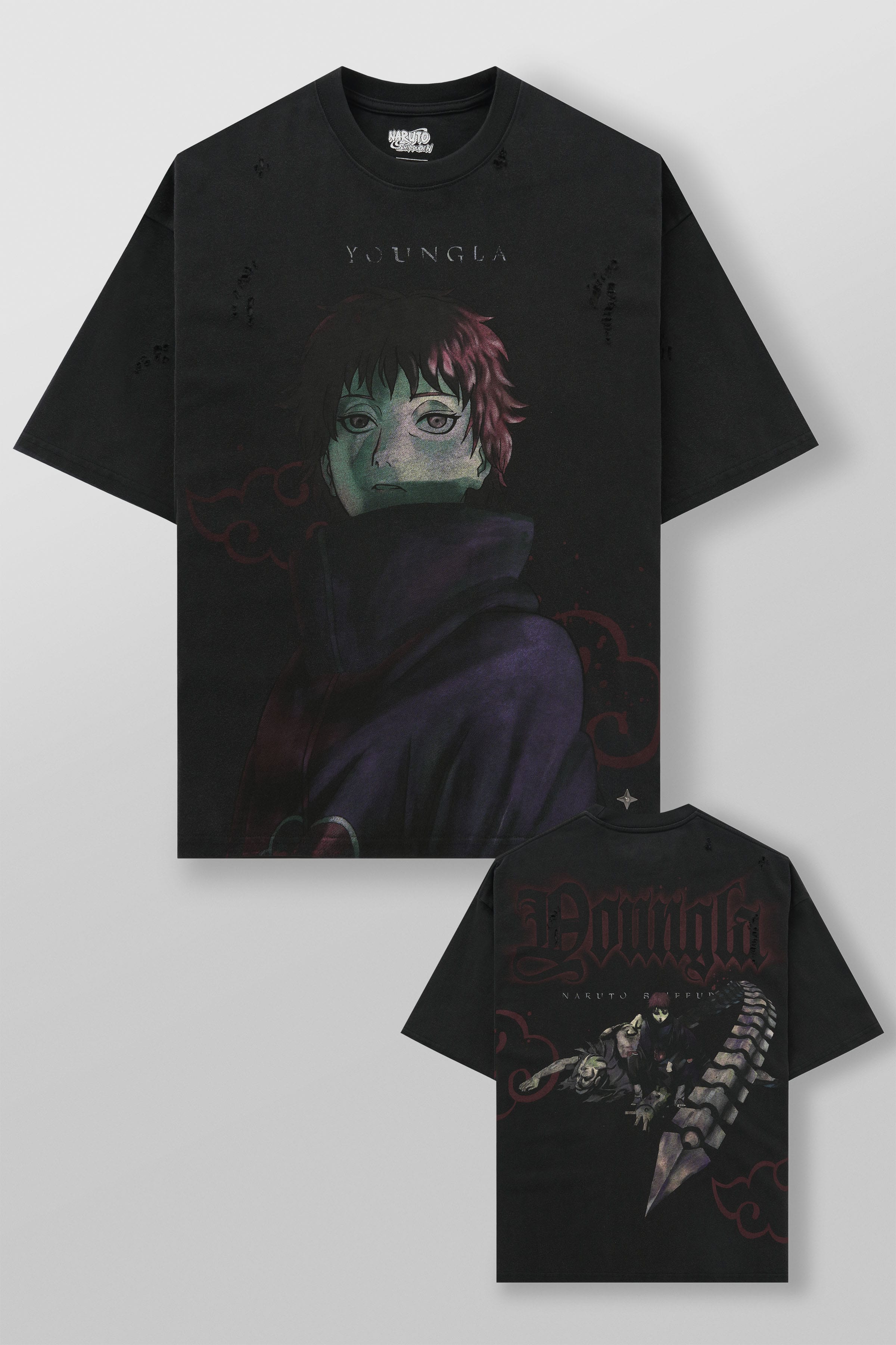 4318 - Naruto Distressed Tees - August 11th