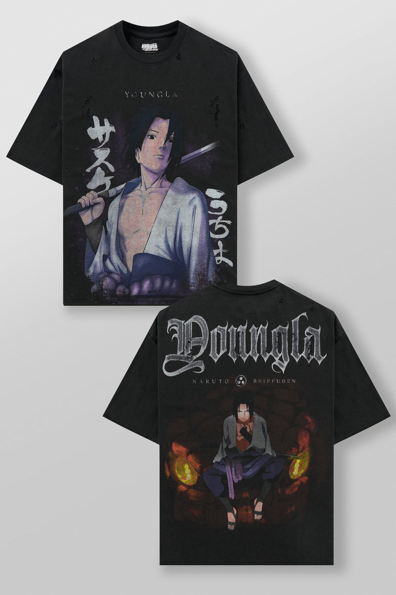 4318 - Naruto Distressed Tees