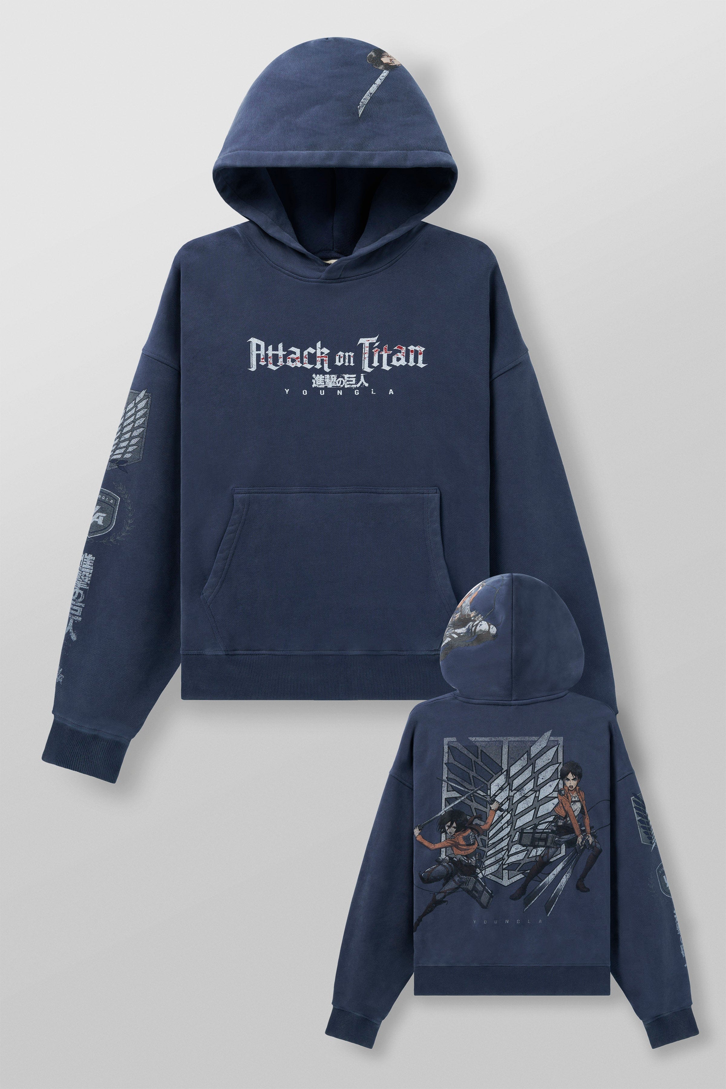 Youngla Attack On Titan Hoodie Jacket Youngla Attack On Titan 5129