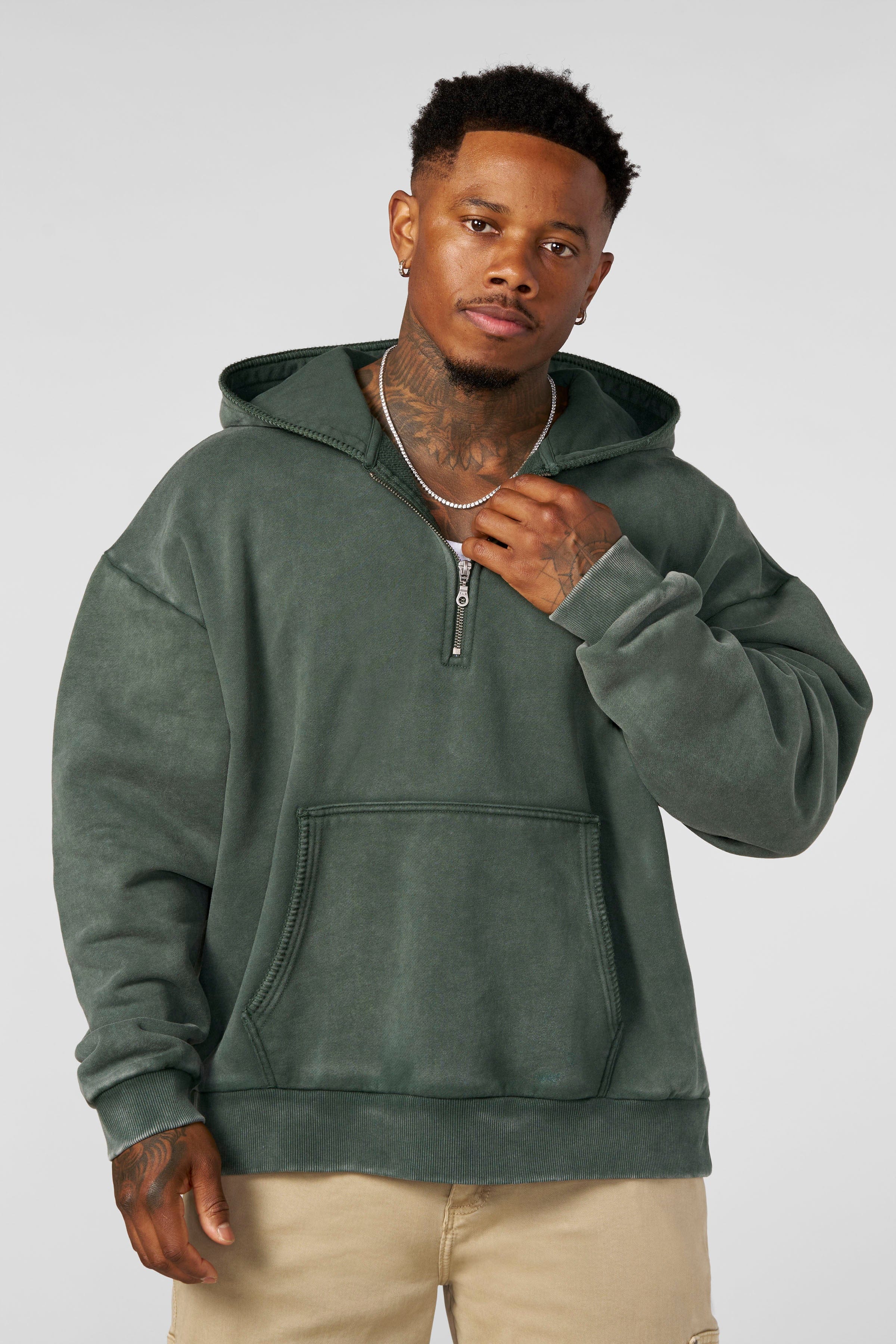 5169 - Old Money Quarter-Zip Hoodies - JULY 31