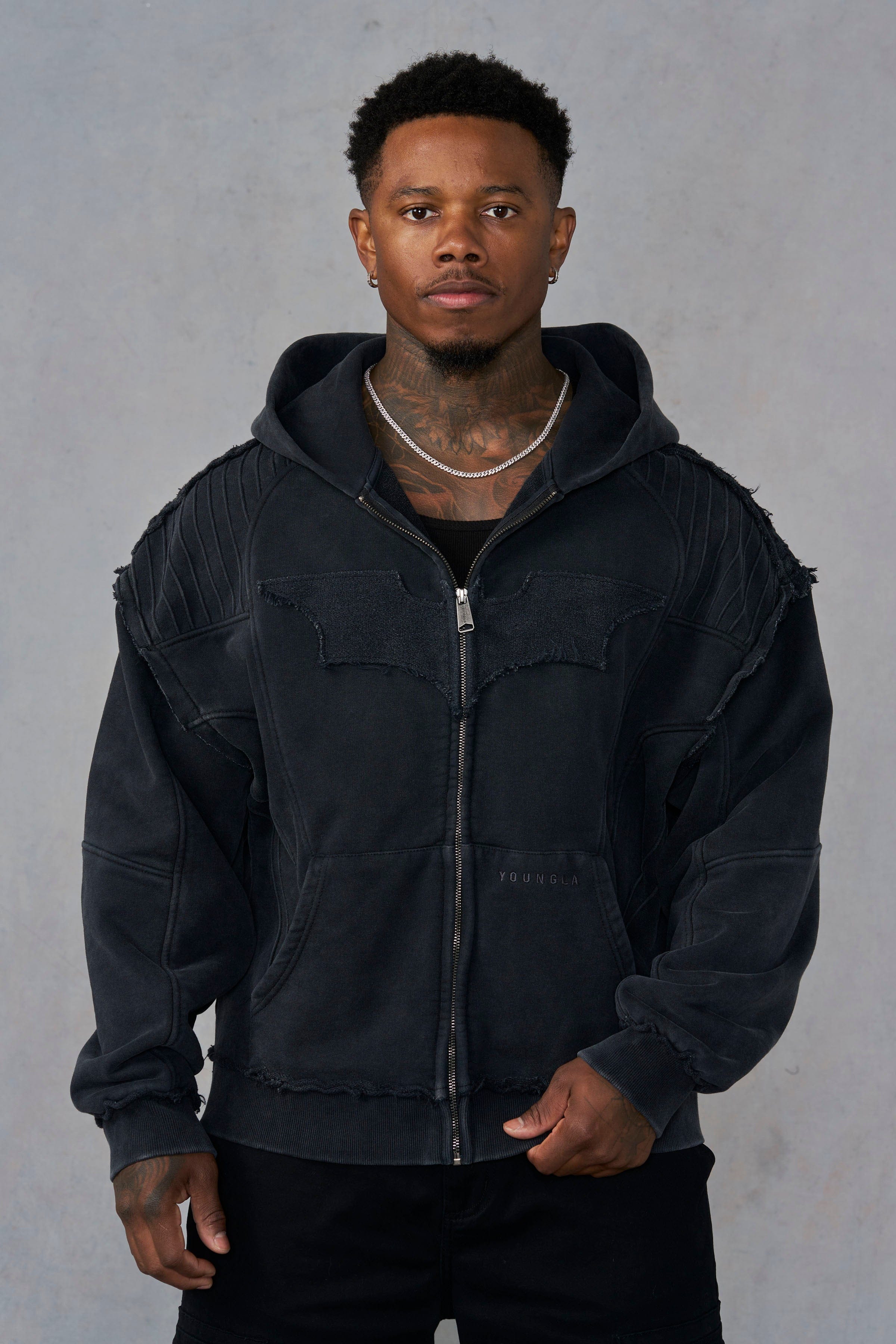 ×Batman Armored Zip-Ups Mサイズ ブラック 5209 - Batman Armored Zip-Ups