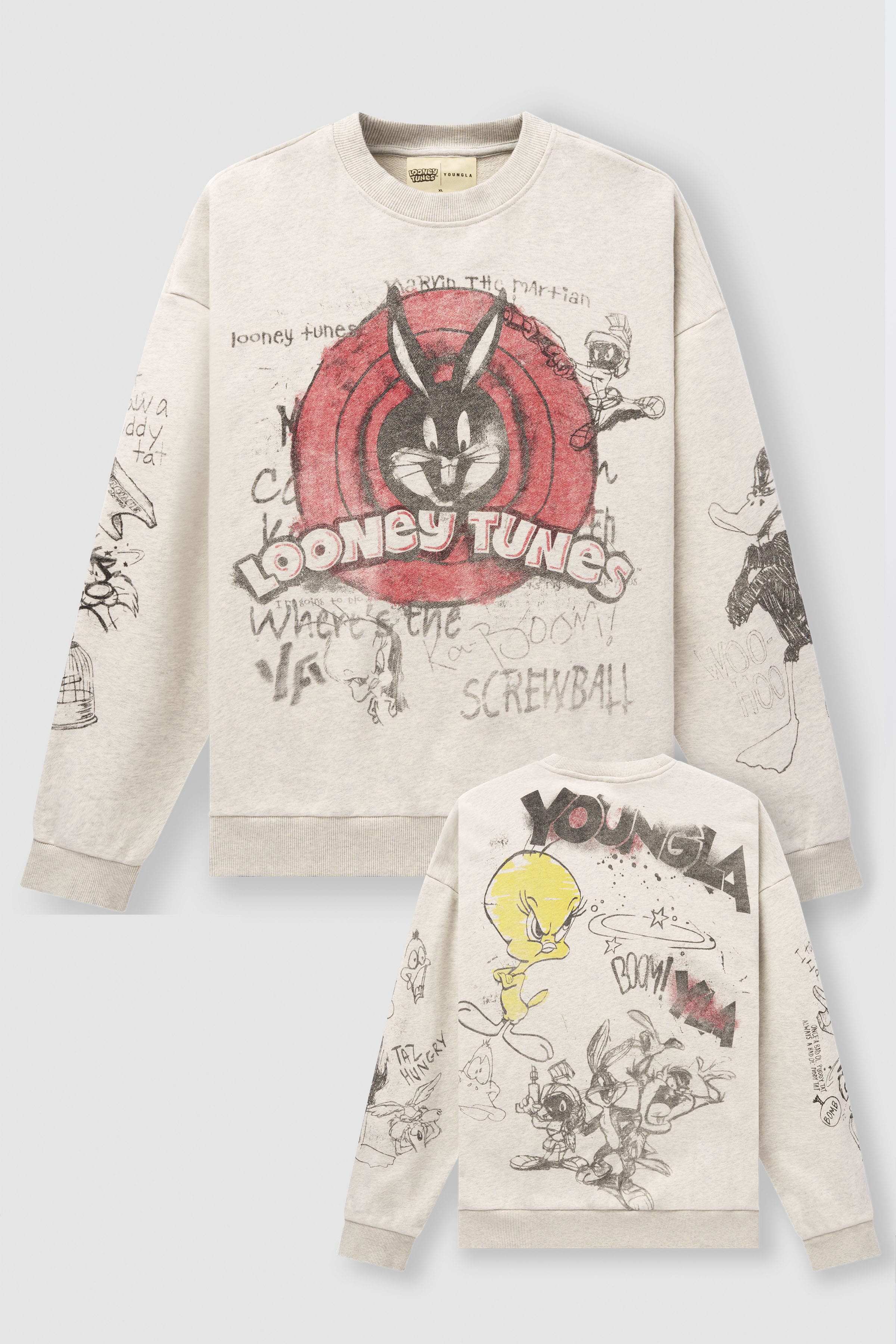 5256 - Looney Tunes Graffiti Crewnecks