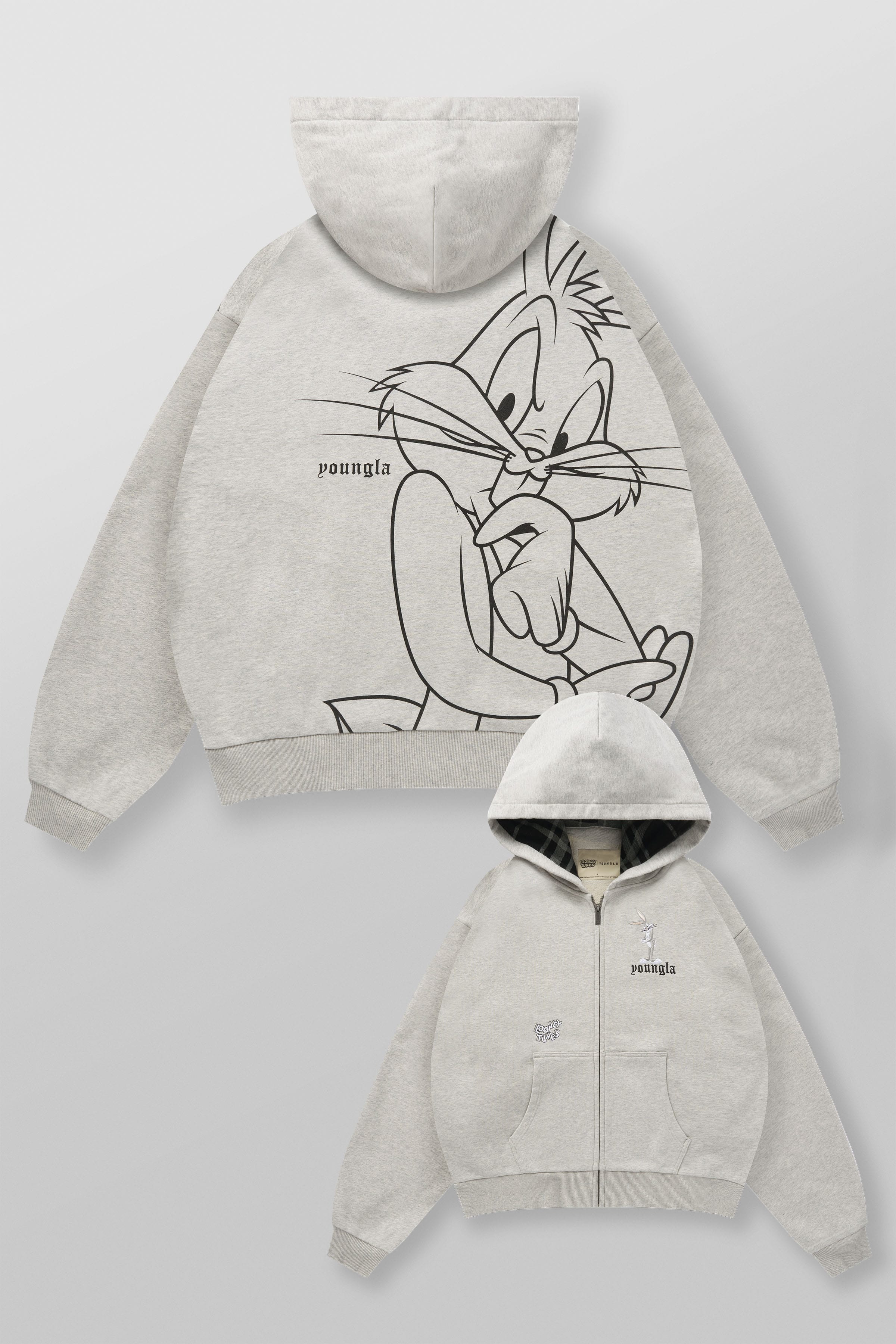 5257 - Looney Tunes Plaid Zip-Ups - July 7th