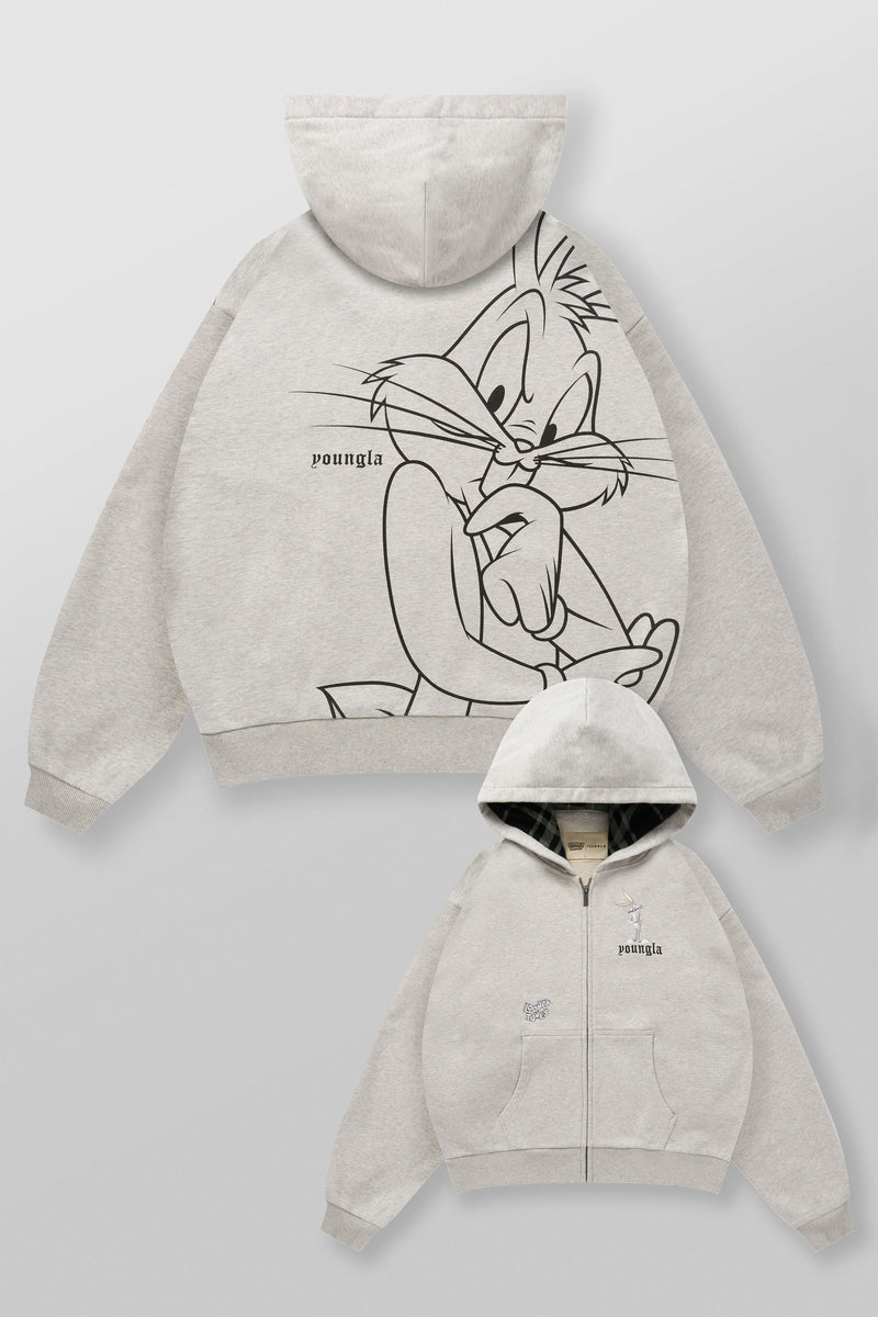 5257 - Looney Tunes Plaid Zip-Ups - July 7th