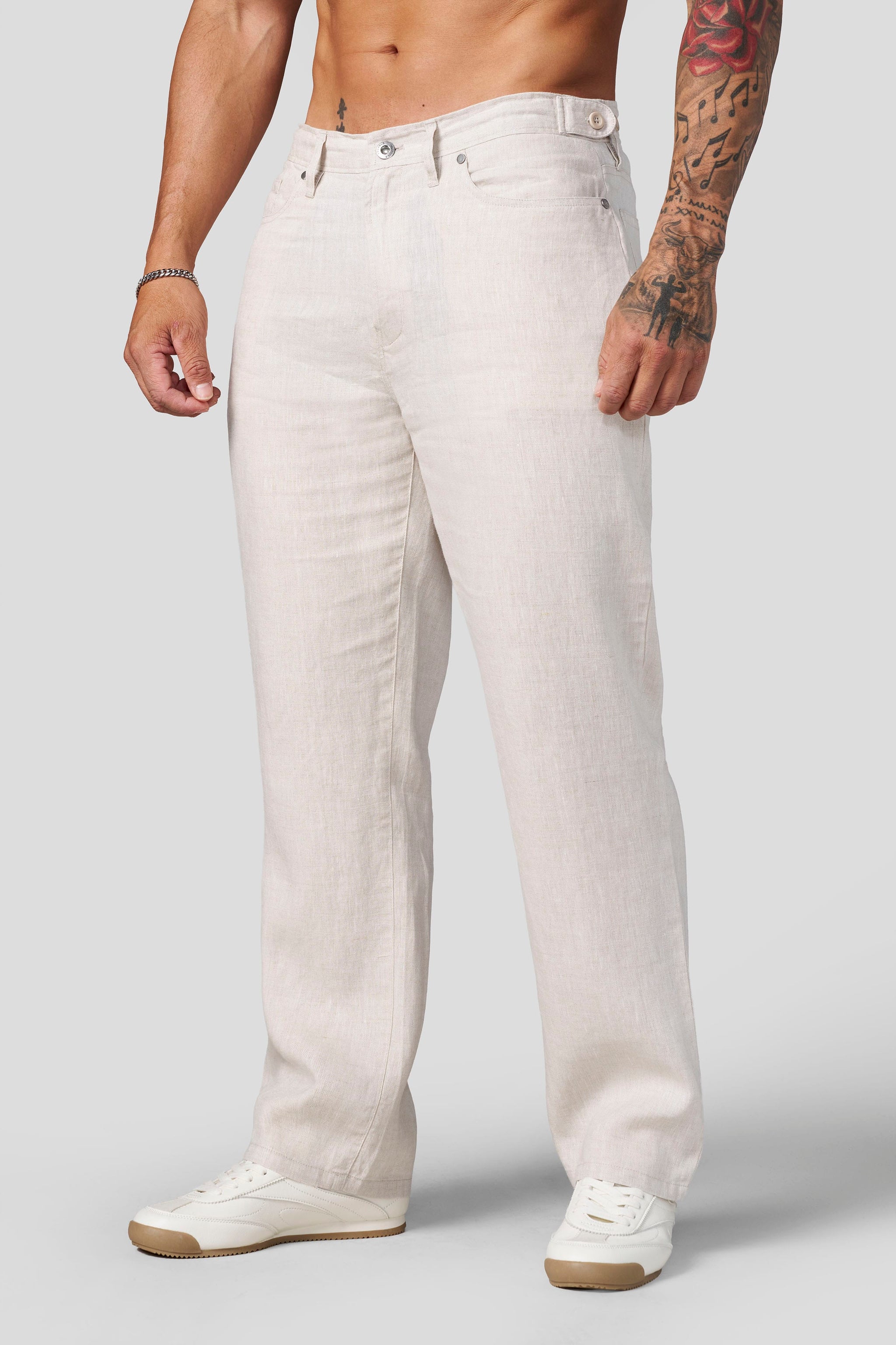 6049 - Linen Monaco Pants - May 28th from YoungLA - $65