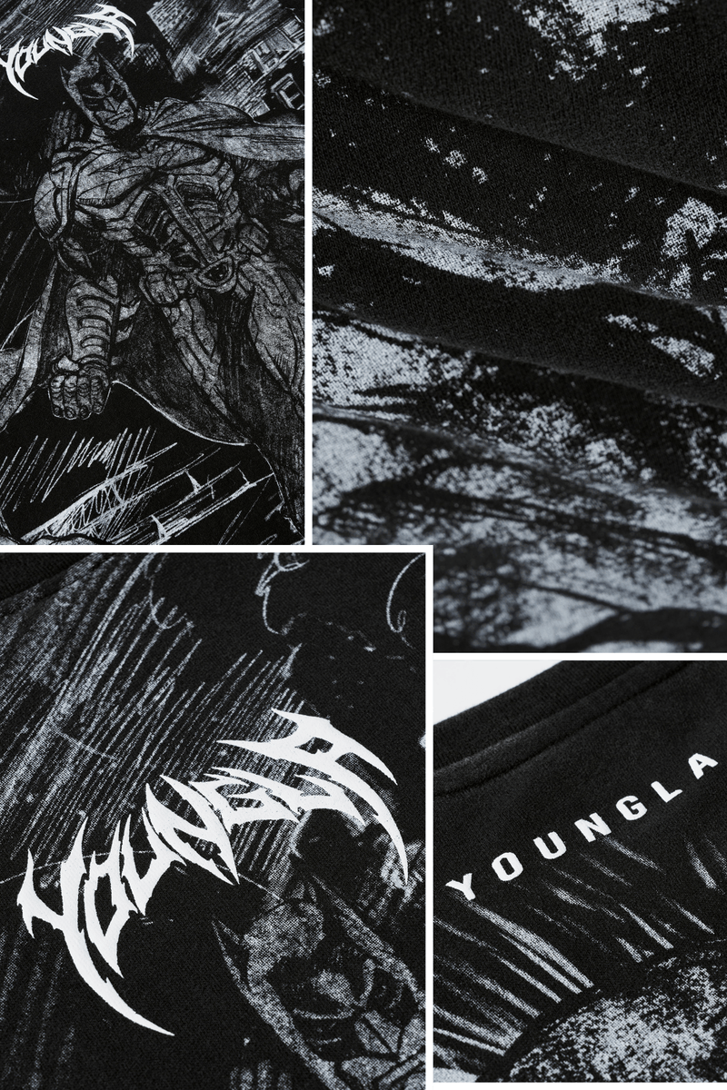 8002 - Batman Comic Longsleeves