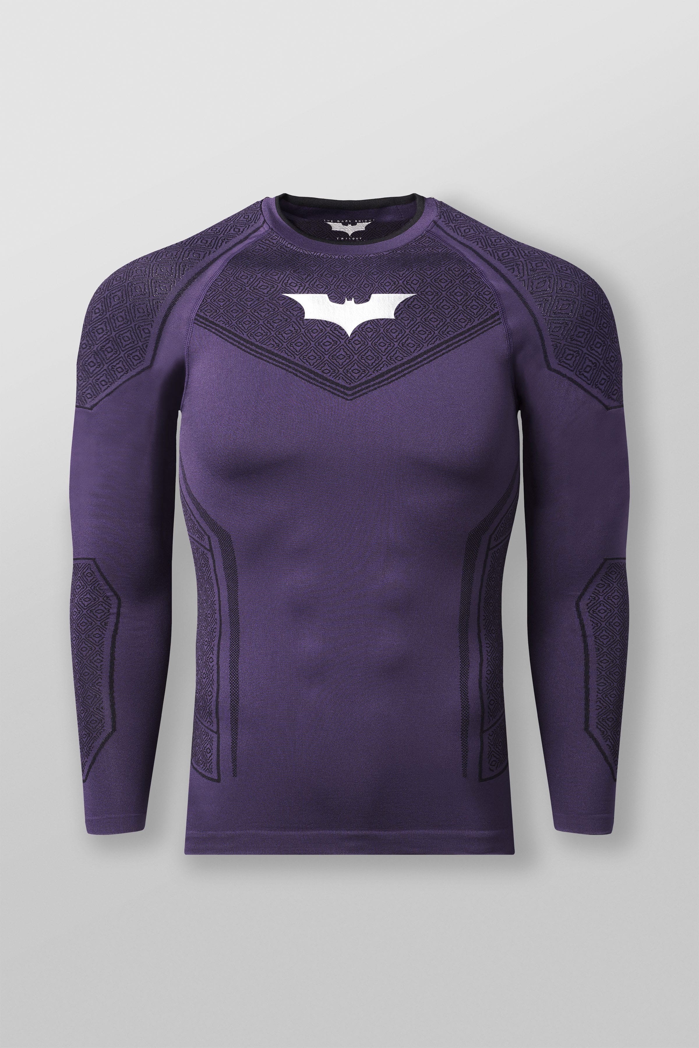 8004 - Batman Compression Longsleeves - Purple Limited Edition - APP ONLY