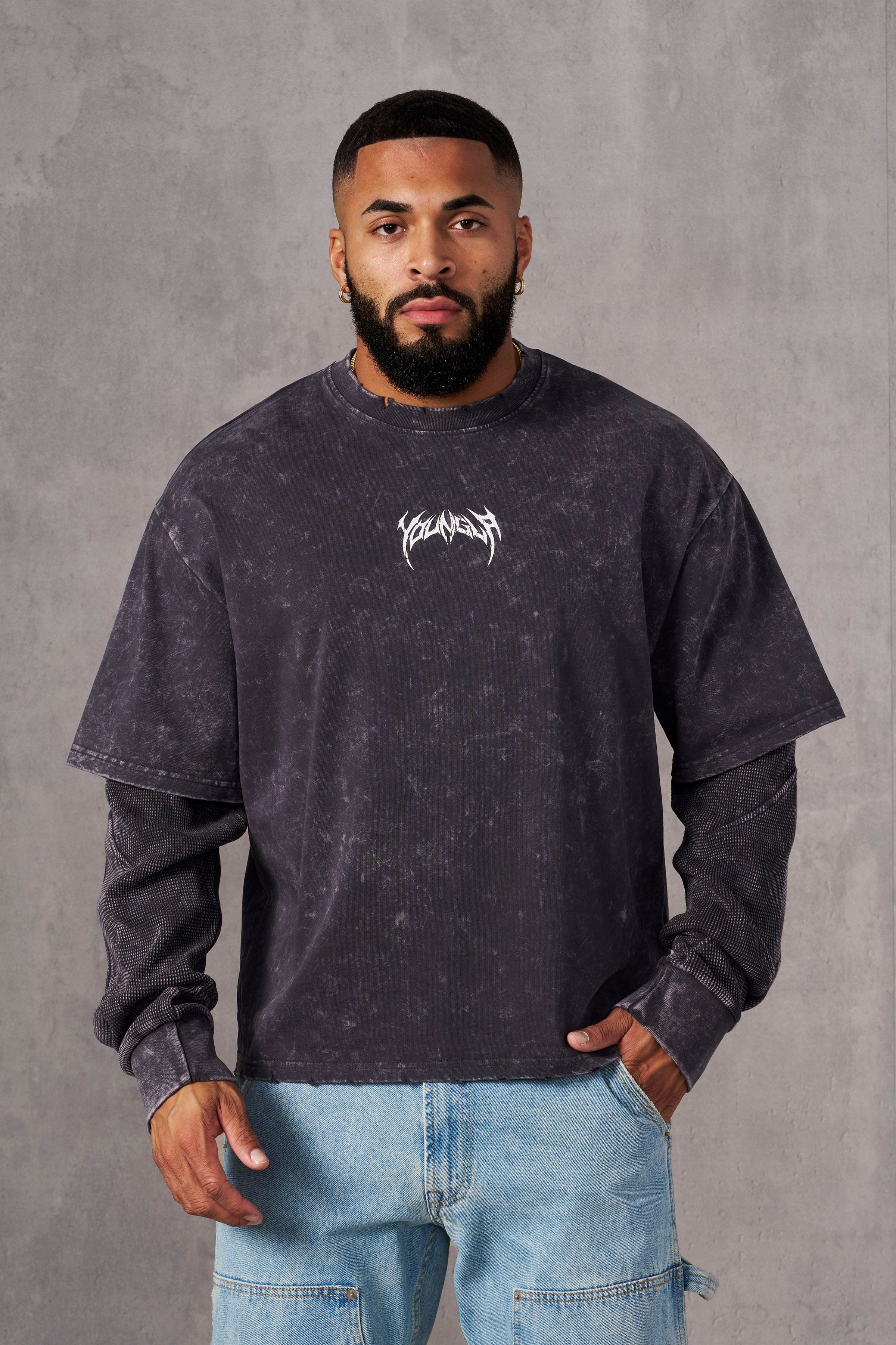 8006 - Shadow Twofer Long Sleeves
