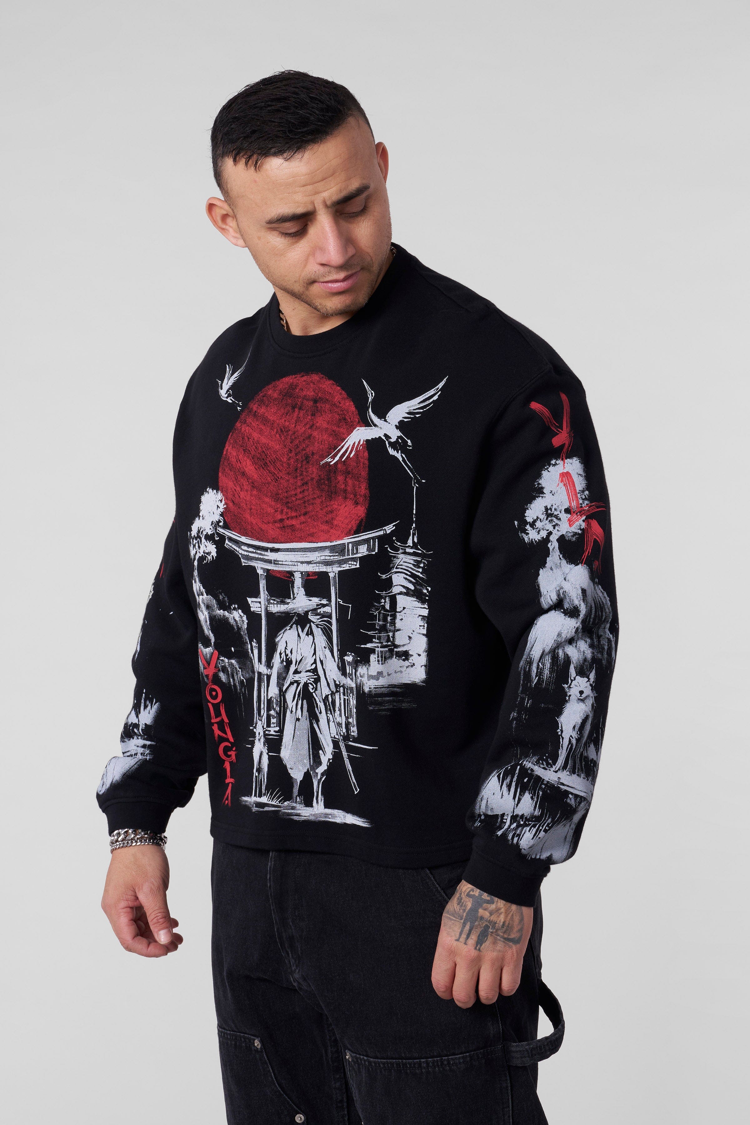 8022 - Samurai Shadow Crewneck