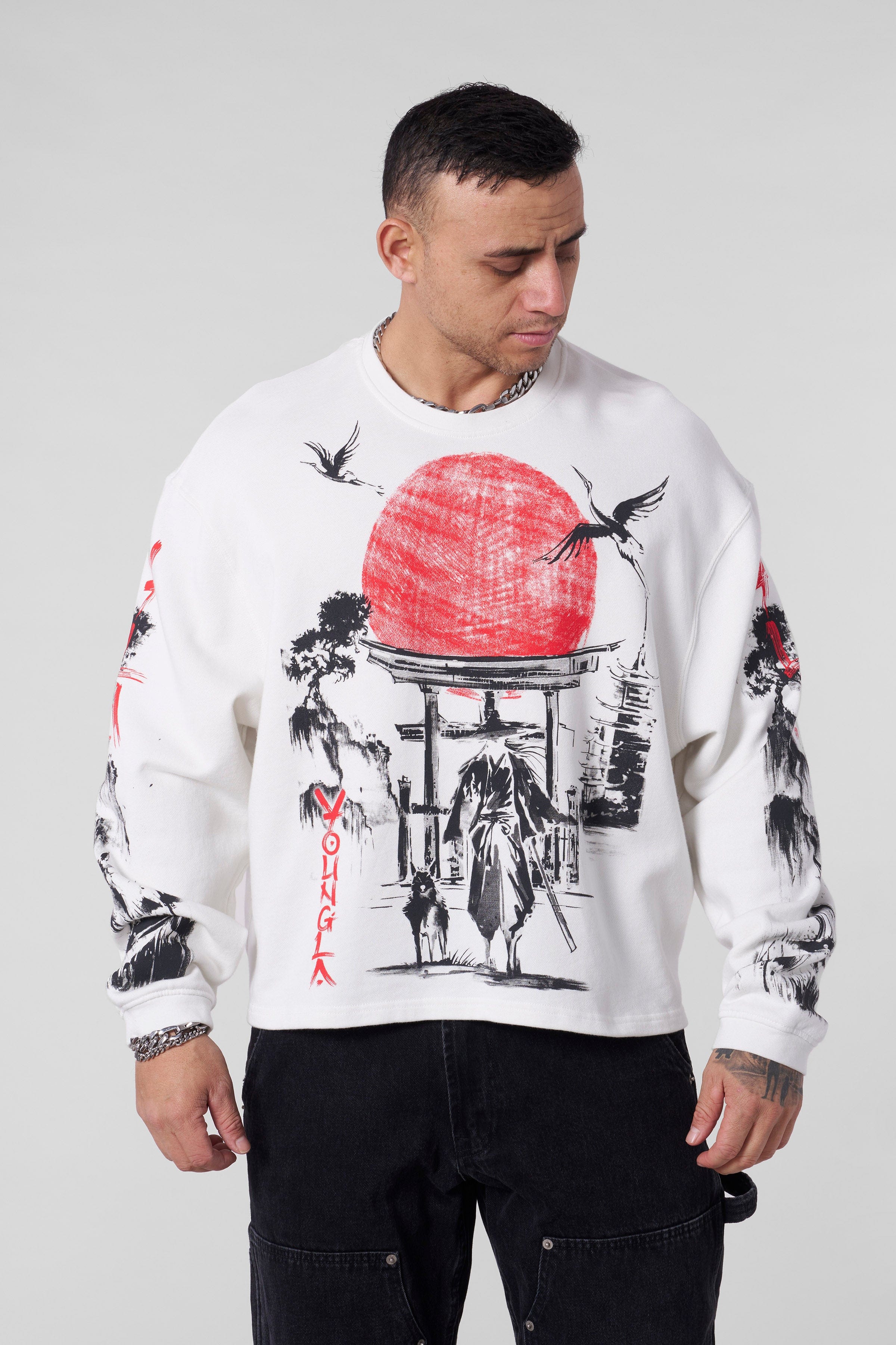 8022 - Samurai Shadow Crewneck