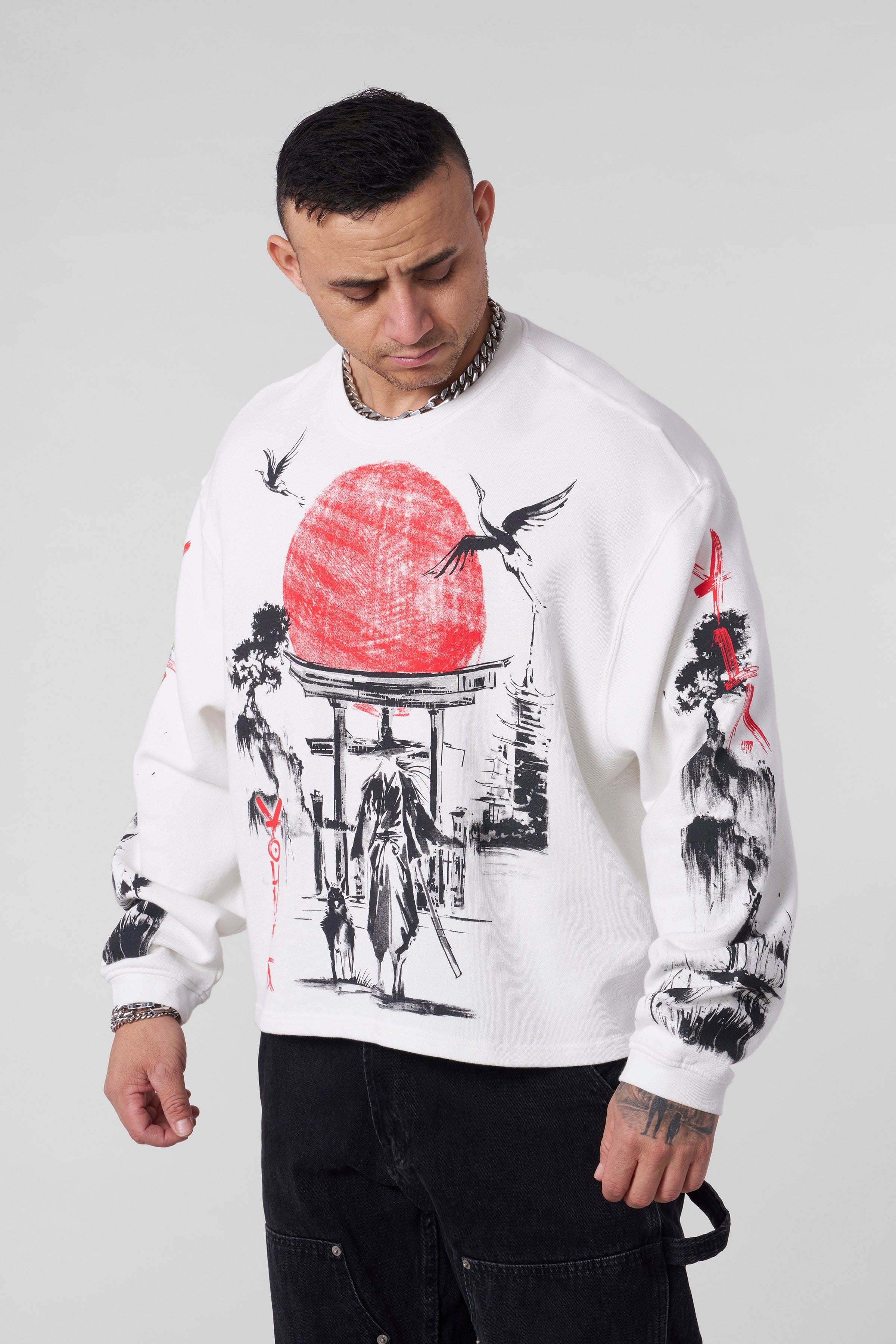 8022 - Samurai Shadow Crewneck