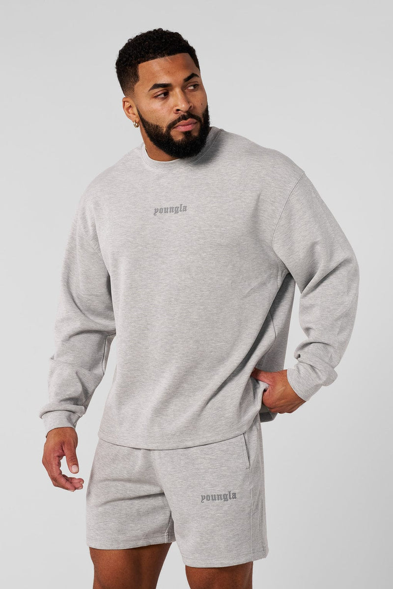 8078 - Soft AF Longsleeves - ultra-soft, breathable long sleeve topfor all-day comfort in colour Heather Grey.