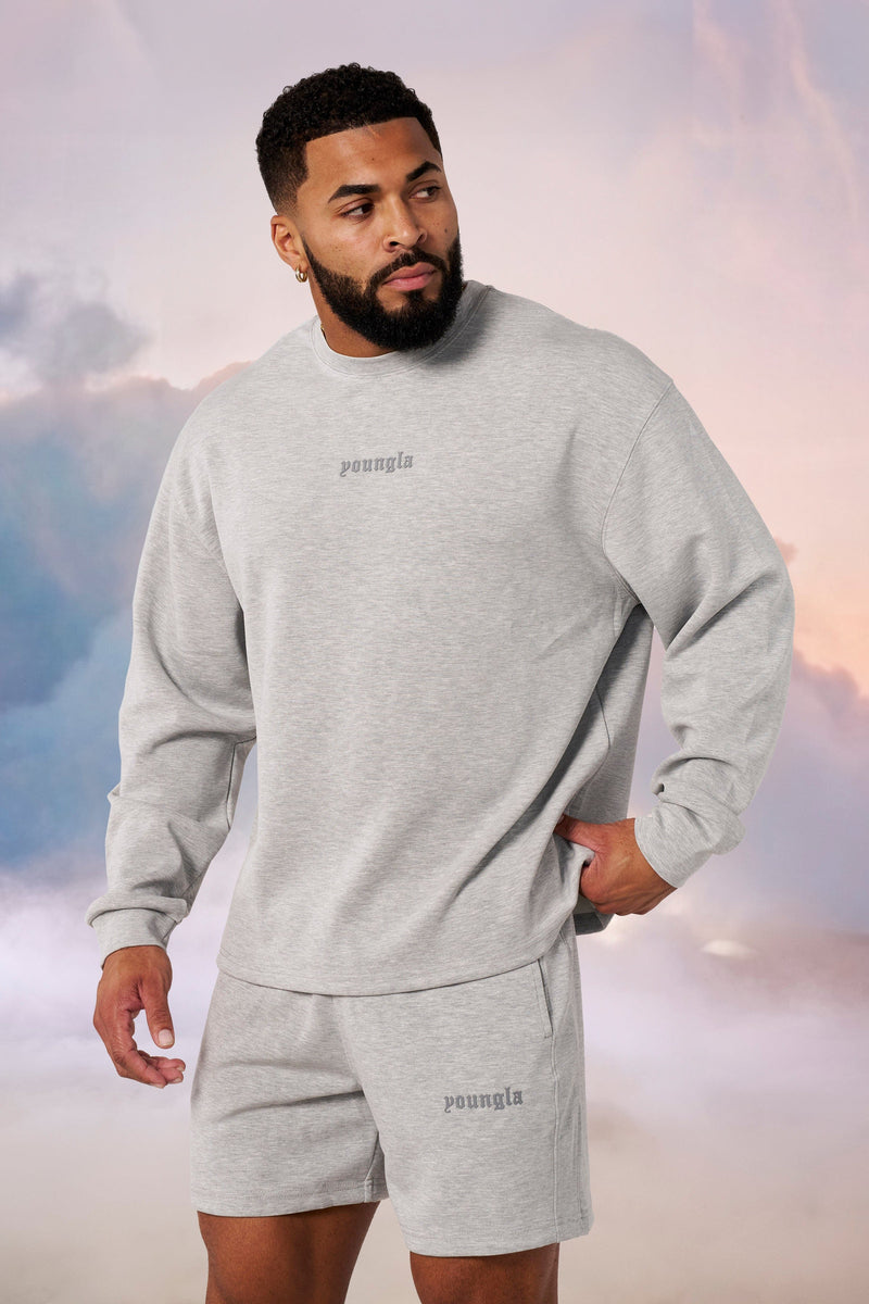 8078 - Soft AF Longsleeves - ultra-soft, breathable long sleeve top for all-day comfort in colour Heather Grey.