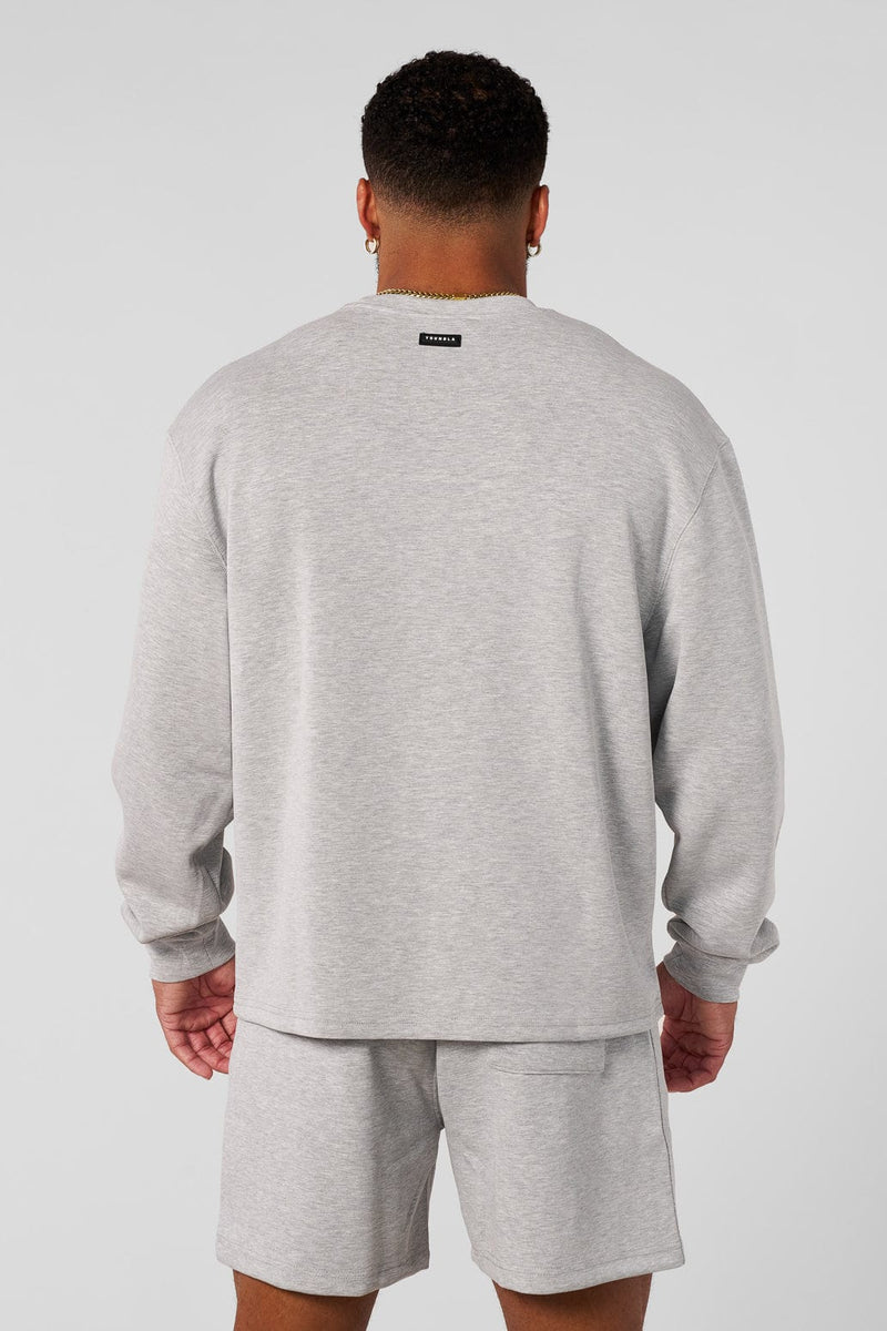 8078 - Soft AF Longsleeves - ultra-soft, breathable long sleeve topfor all-day comfort in colour Heather Grey.