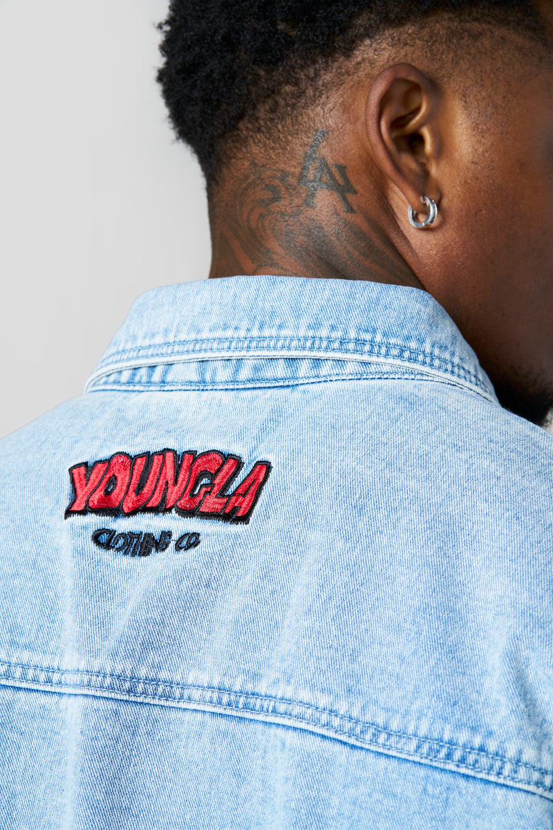 8112 - Looney Tunes Denim Shirt - July 7th