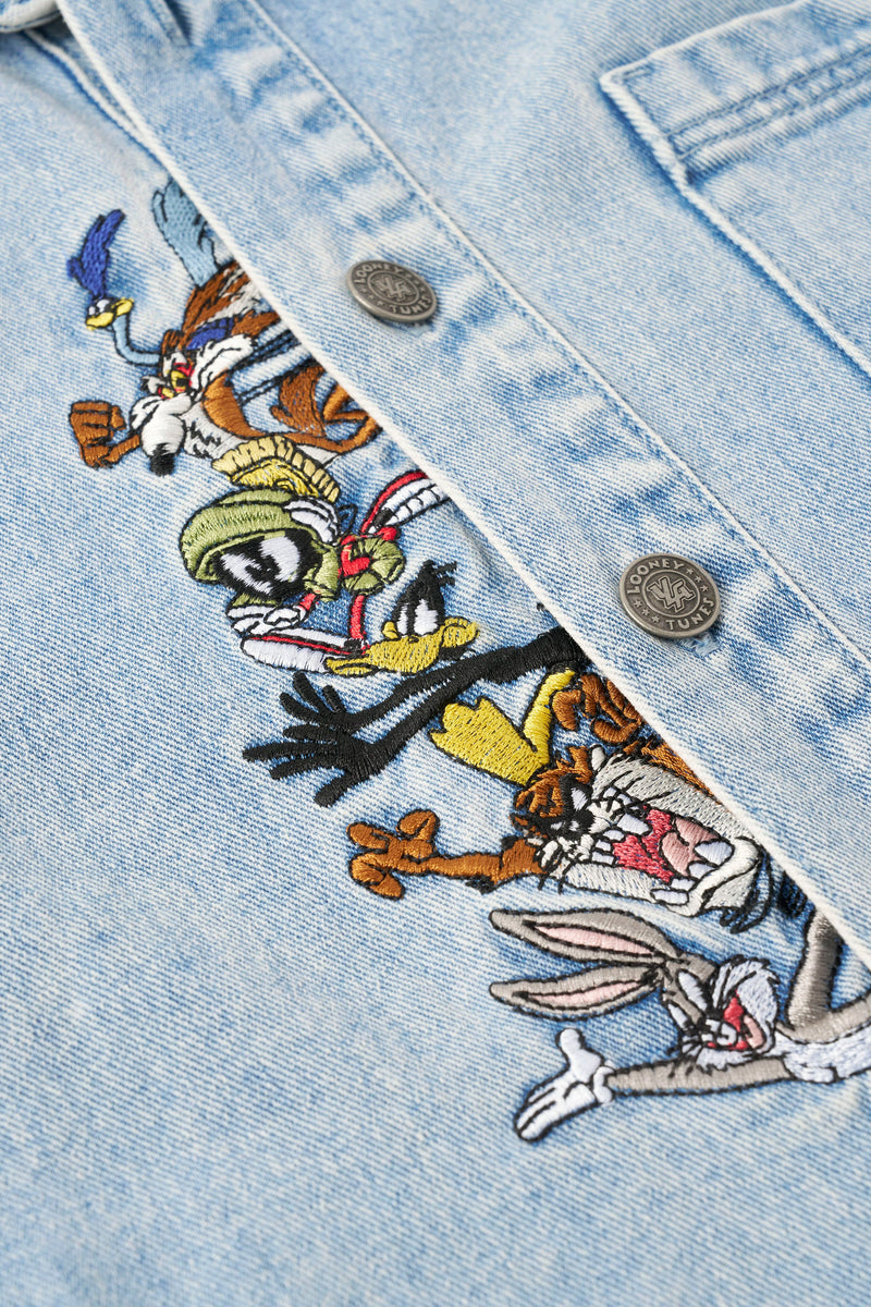 8112 - Looney Tunes Denim Shirt - July 7th