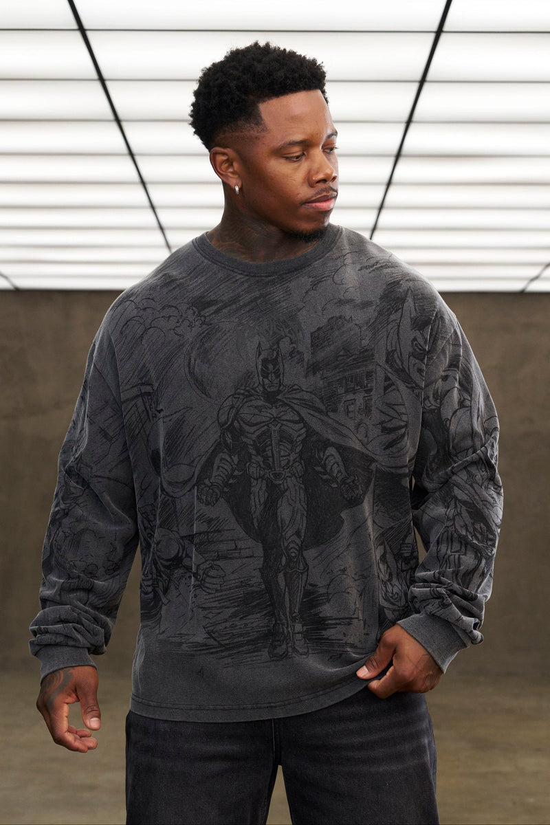 8002 - Batman Comic Longsleeves