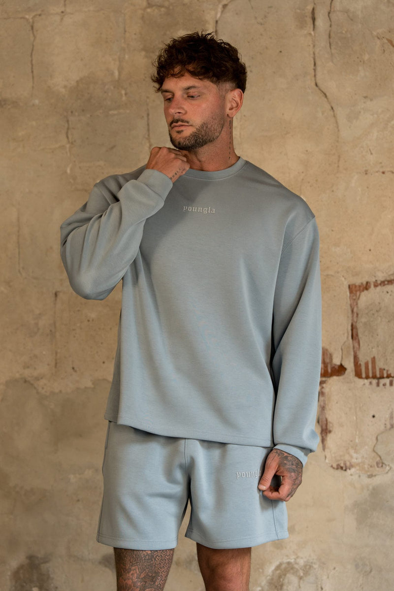 8078 - Soft AF Longsleeves - ultra-soft, breathable long sleeve top for all-day comfort in colour Sky Blue.