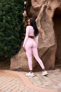 W243 Ribbed Seamless Legging