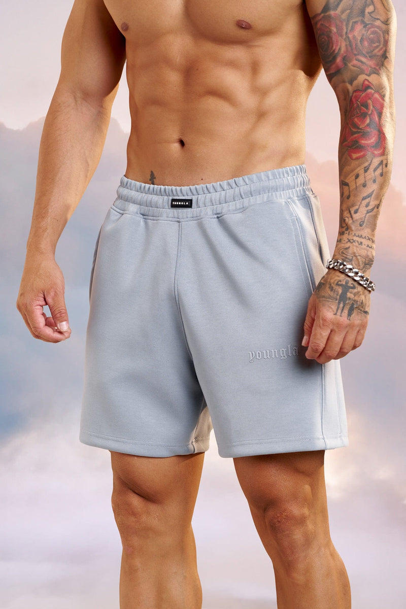 1024 - Soft AF Shorts - lightweight, soft, and flexible shorts with a relaxed fit and deep pockets, offering all-day comfort and effortless style in colour Sky Blue.