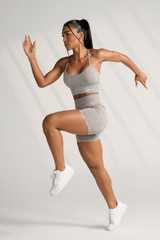 W111 Carbon Scrunch Biker Shorts
