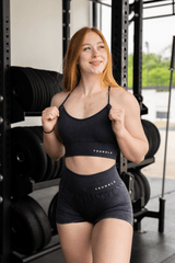 W311 Carbon Cross Back Sports Bra