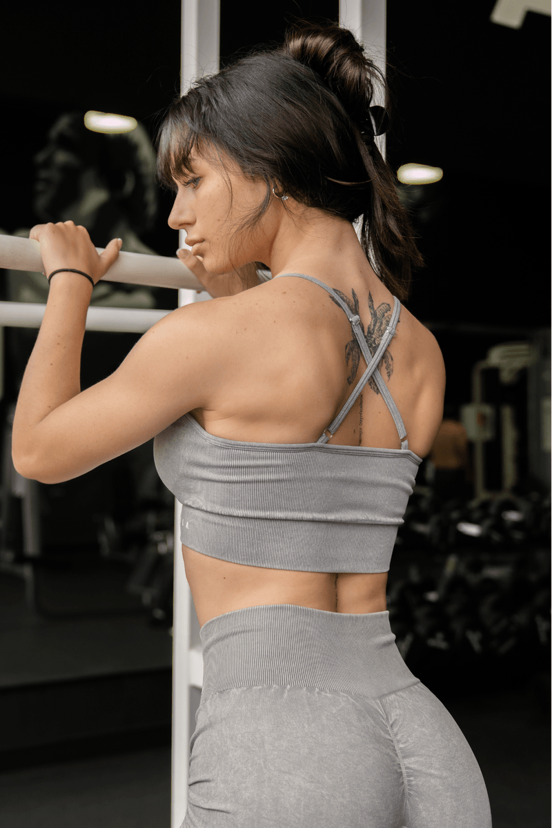 W311 Carbon Cross Back Sports Bra