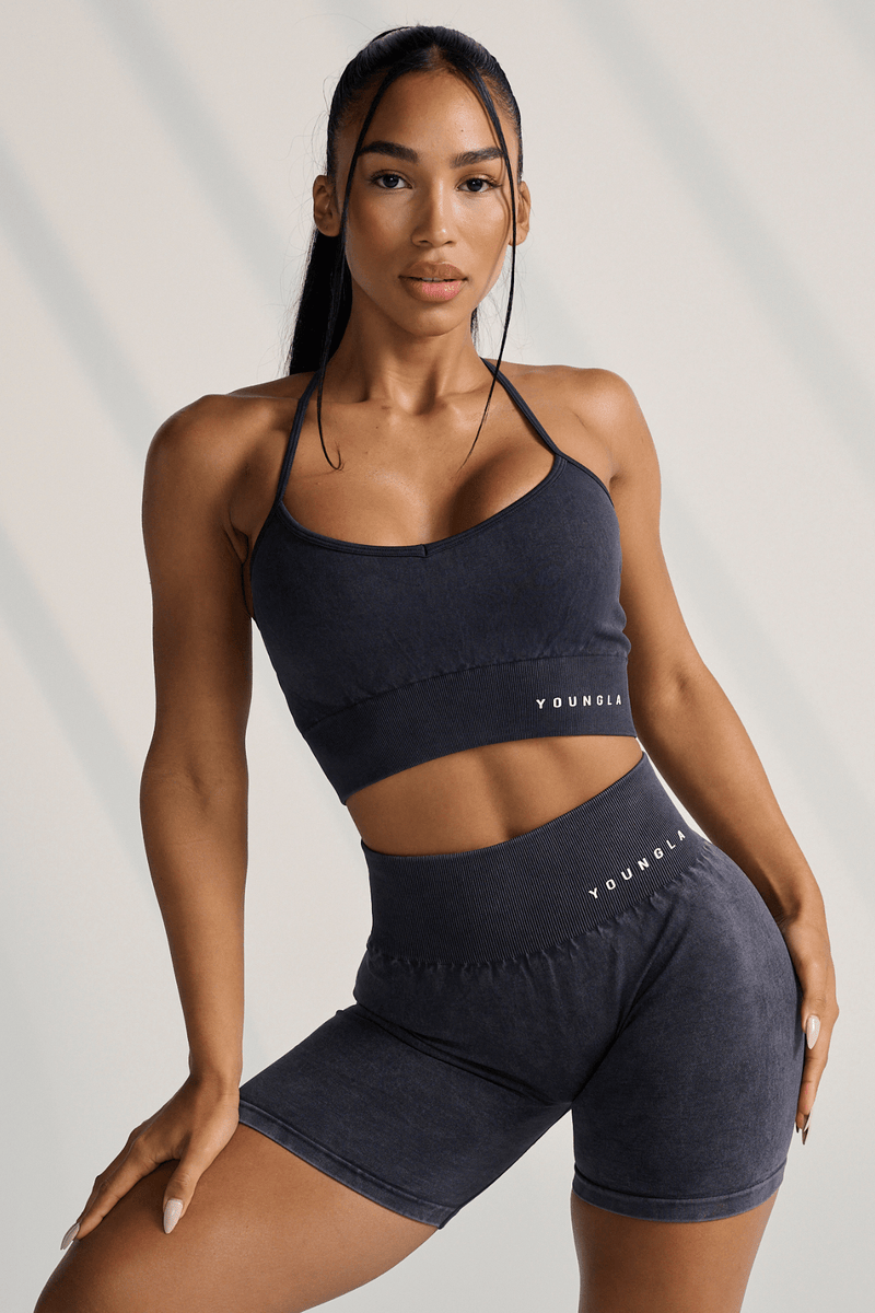 W311 Carbon Cross Back Sports Bra