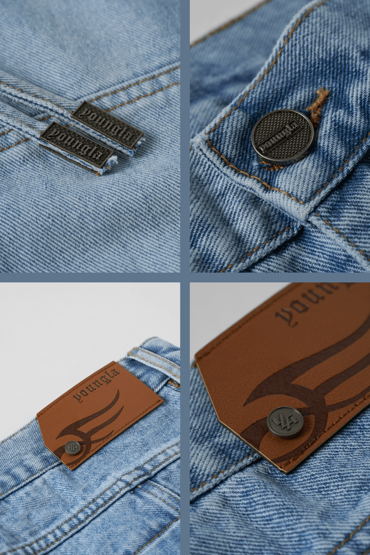 6044 - Stacked Jeans