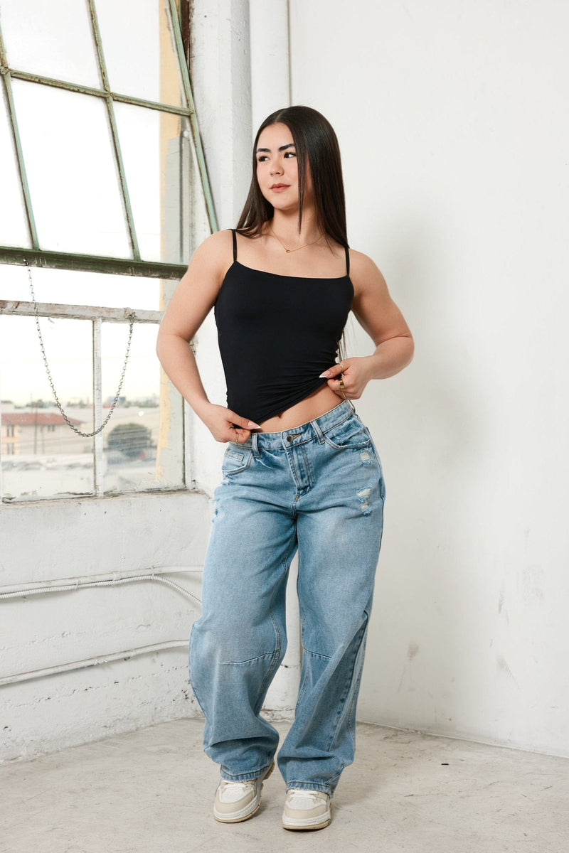 W2182 - Studio Edit Barrel Jeans