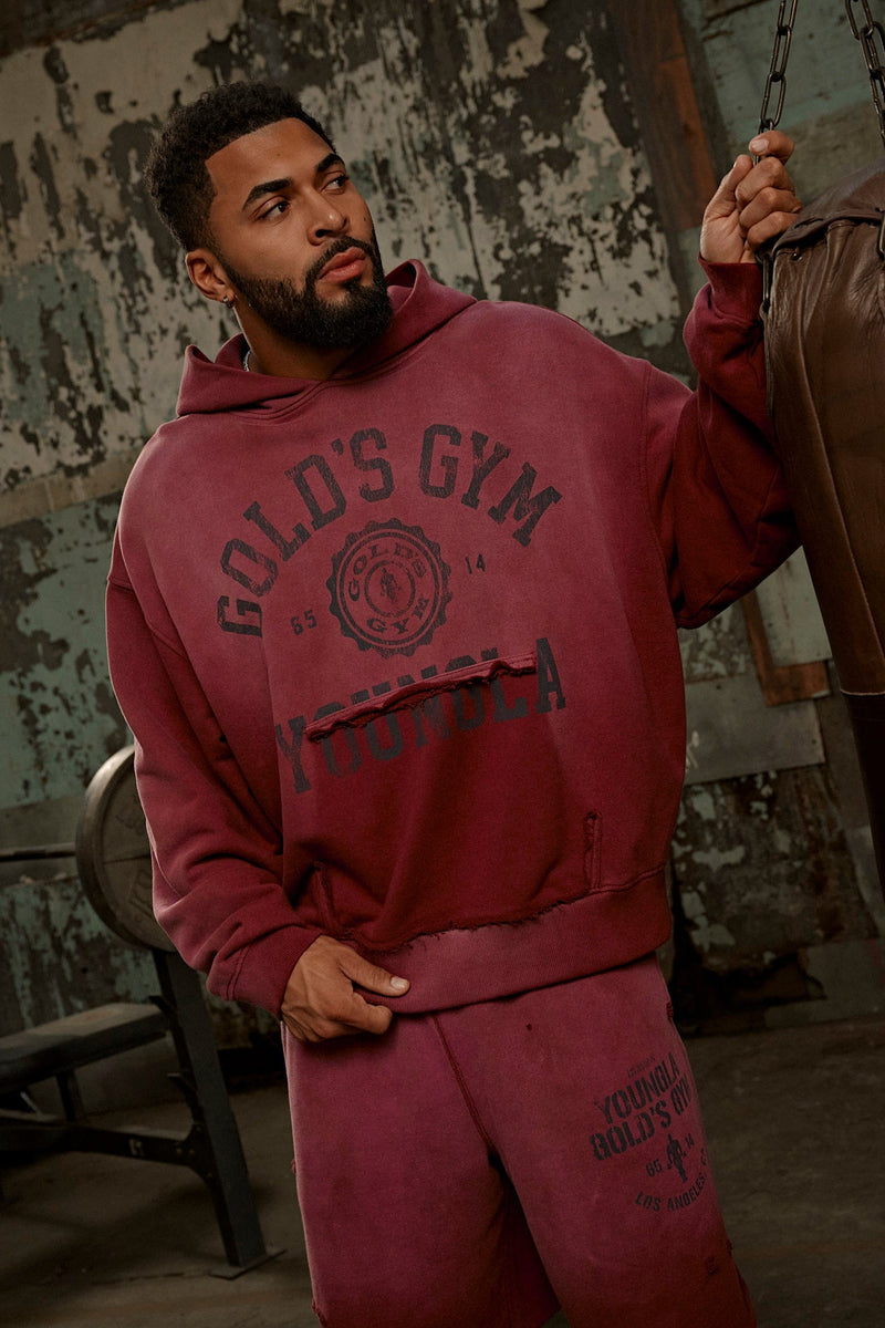 5167 - Gold's Iron Legacy Crest Hoodies