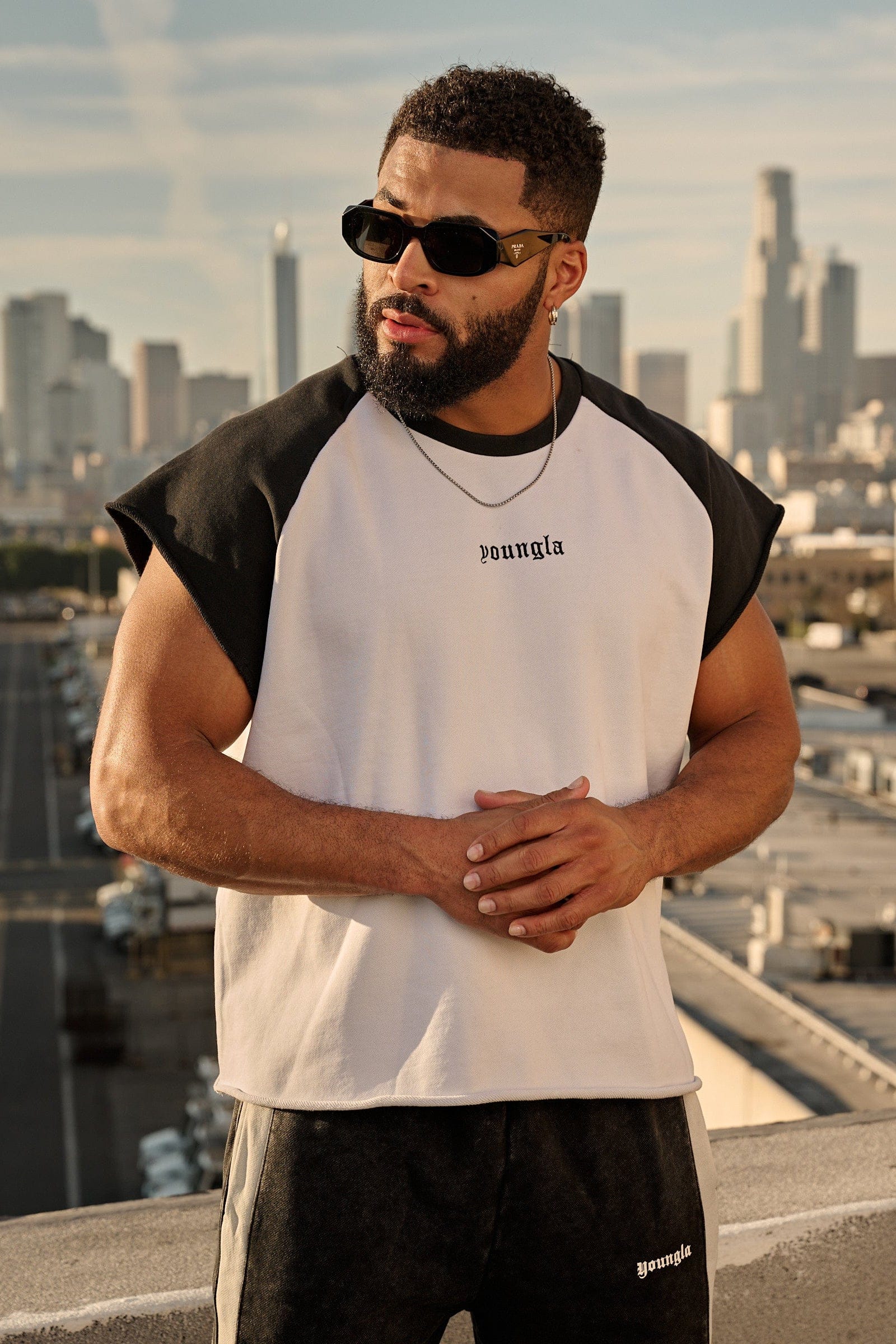 4243 - Raw Raglan Tanks from YoungLA - $36