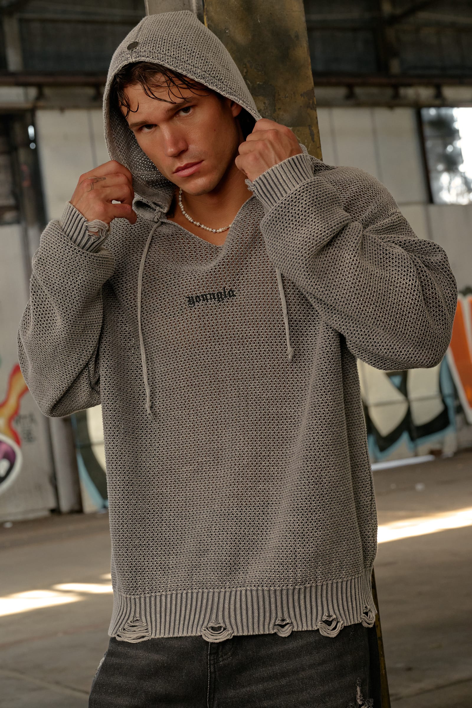 5229 - Rave Knit Hoodies - April 30th from YoungLA - $58