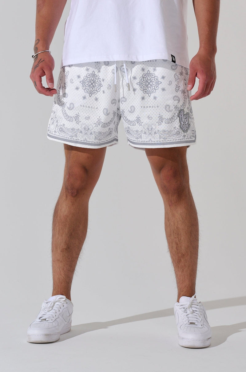 Powder Blue Bandana Shorts – XOA Lifestyle Clothing Brand