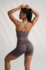 W311 Carbon Cross Back Sports Bra